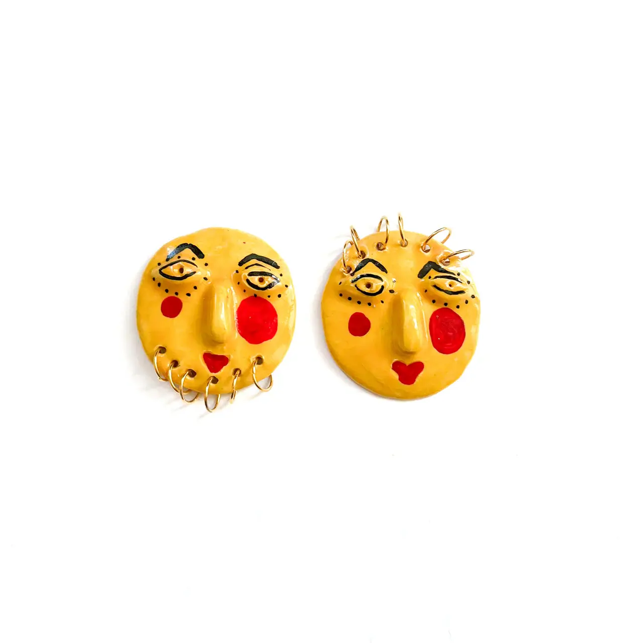 Tanti -Earrings - Fancy Dudes - Yellow