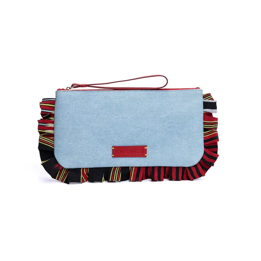 Ka'i&Vrosi - Light Denim Clutch - Medi