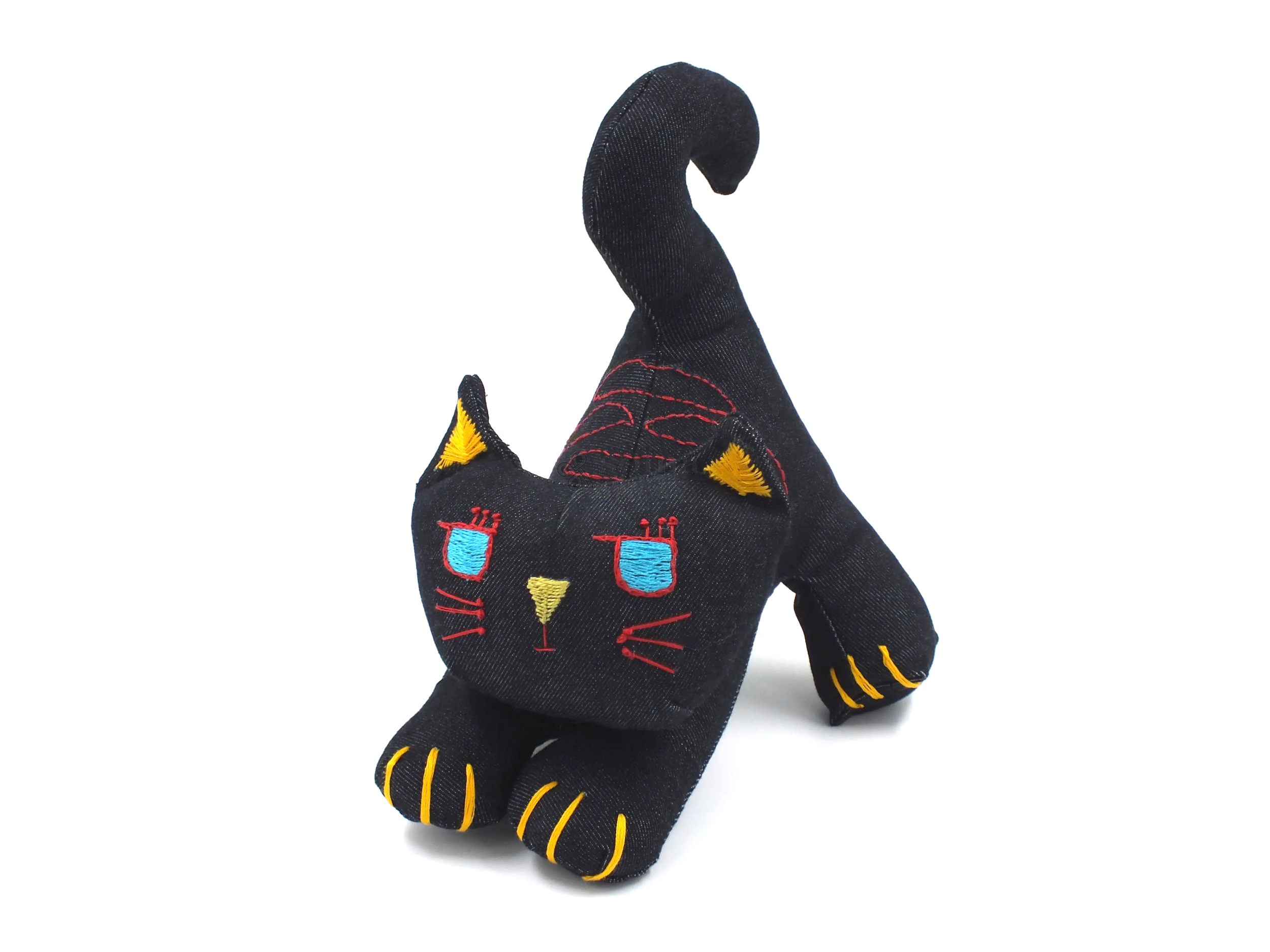 Soma - Toy - Cat - Black Denim