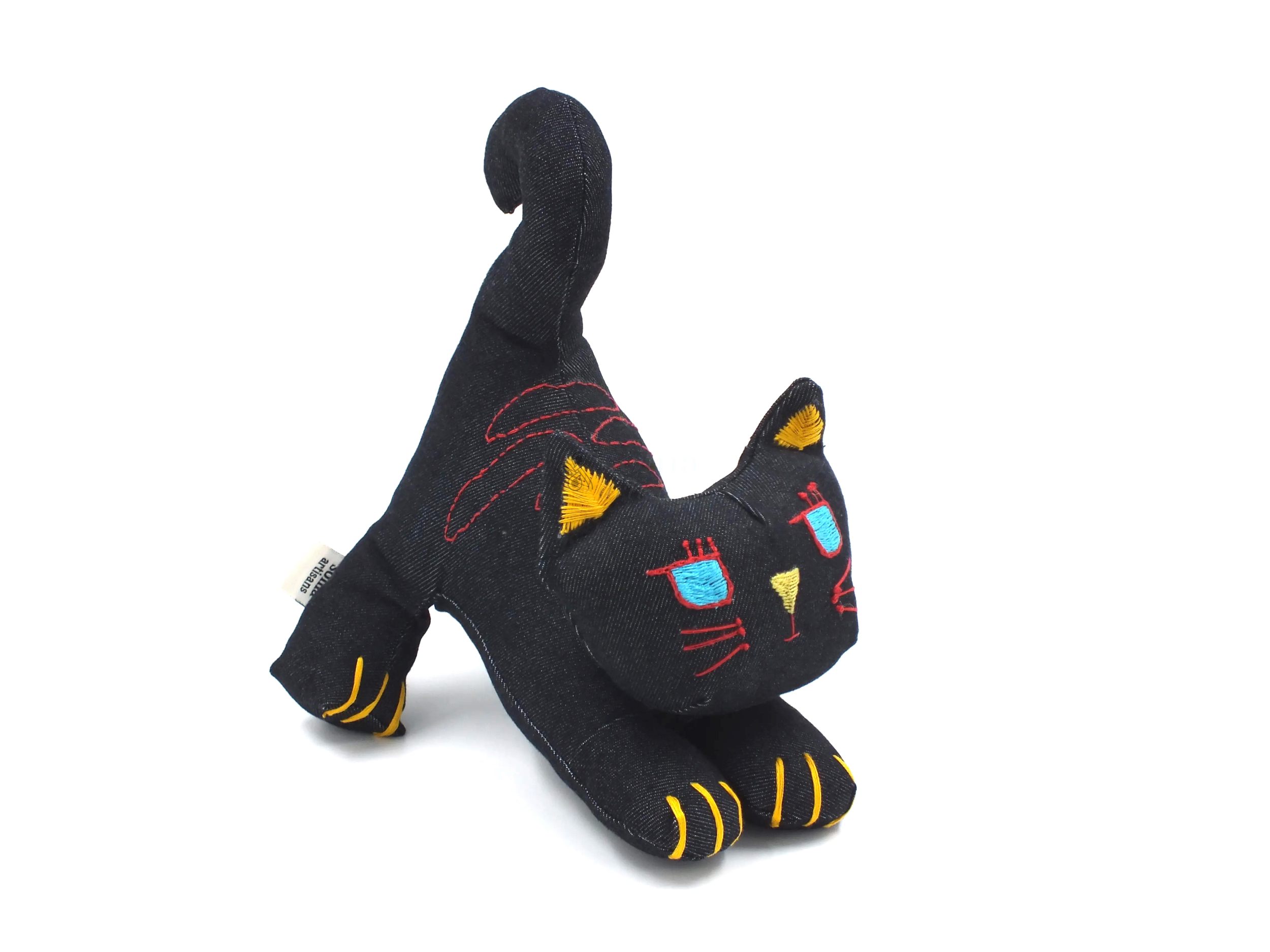 Soma - Toy - Cat - Black Denim