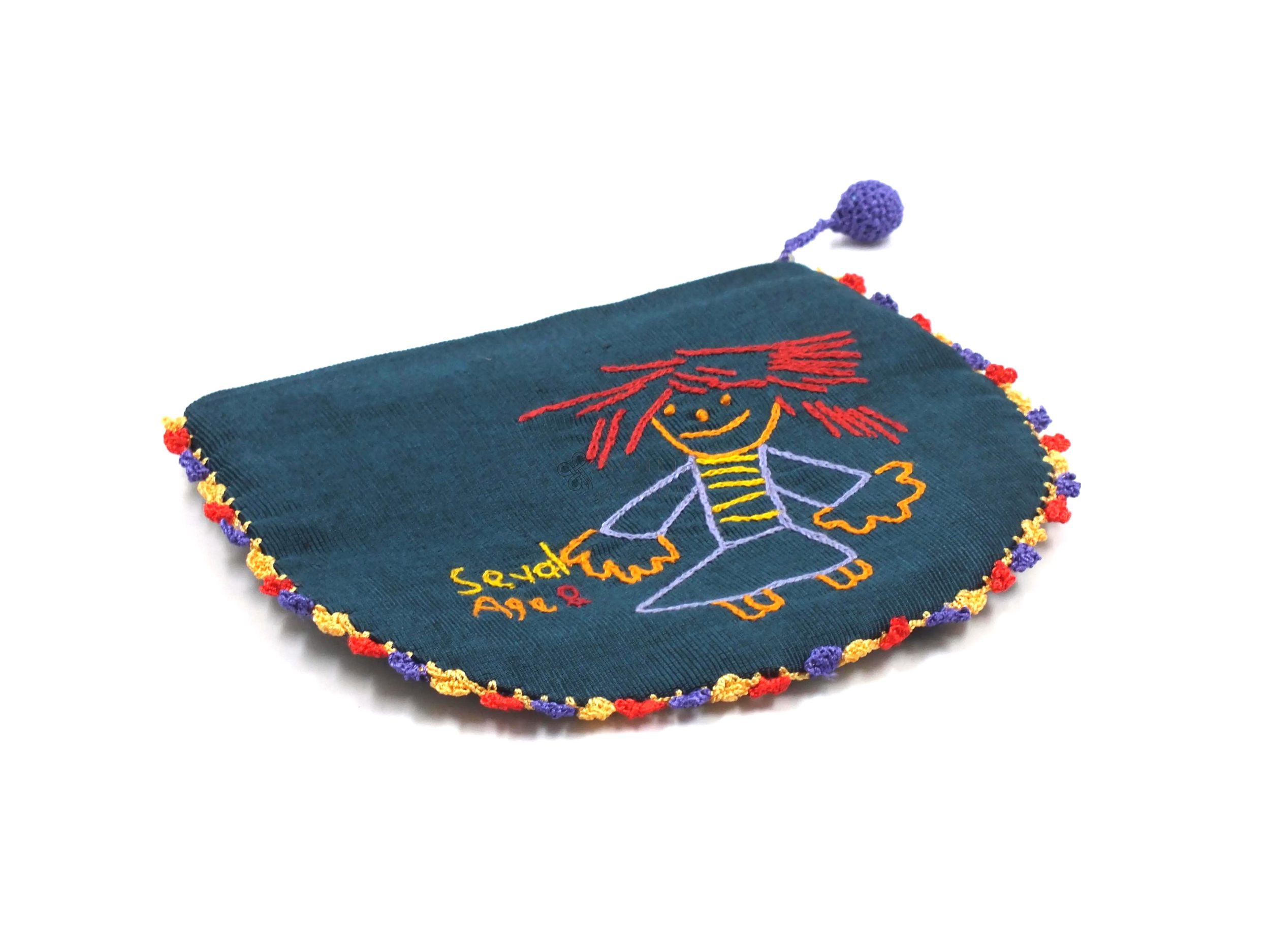 Soma - Embroidered Wallet with Little Girl