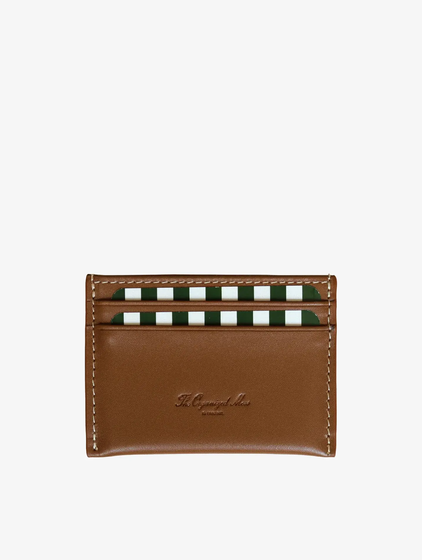 The Organized Mess - Leather Card Holder - Brown