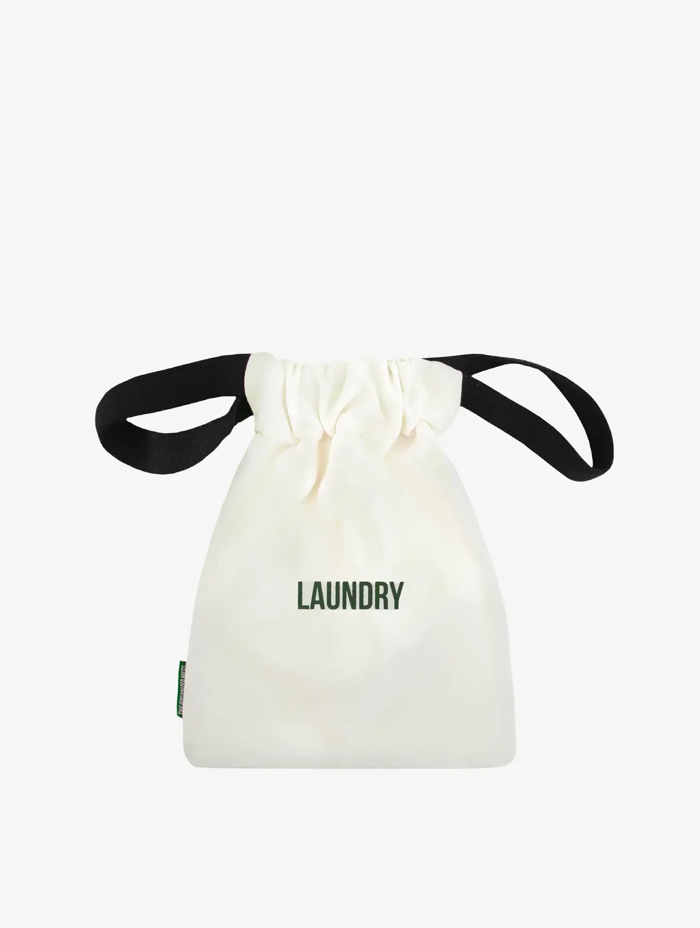 The Organized Mess -  Drawstring Bag - Small Laundry - Ecru