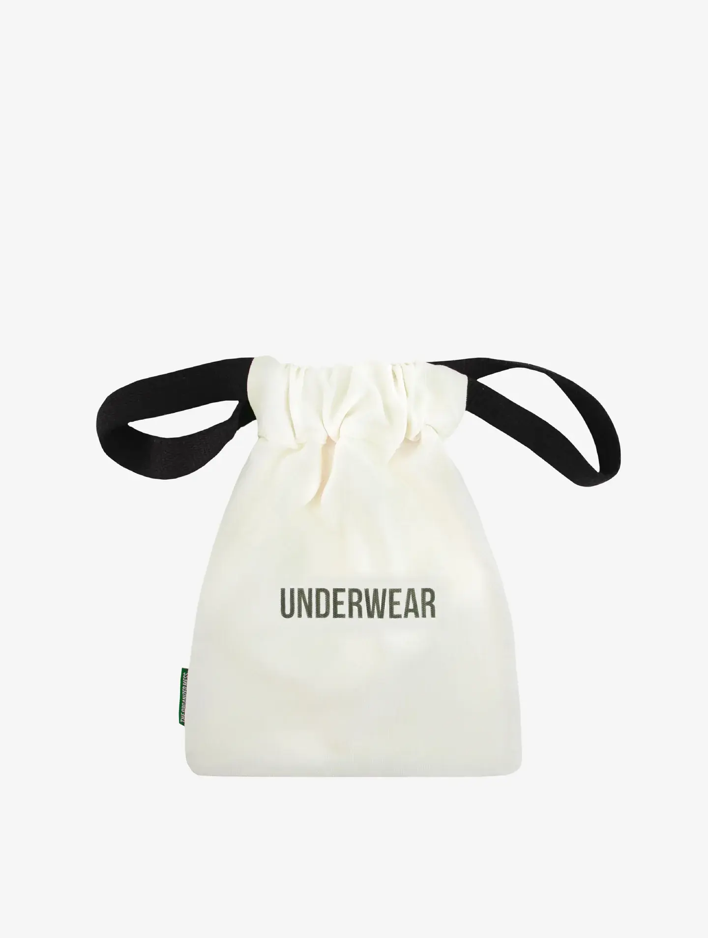The Organized Mess - Drawstring Bag - Small Underwear - Ecru