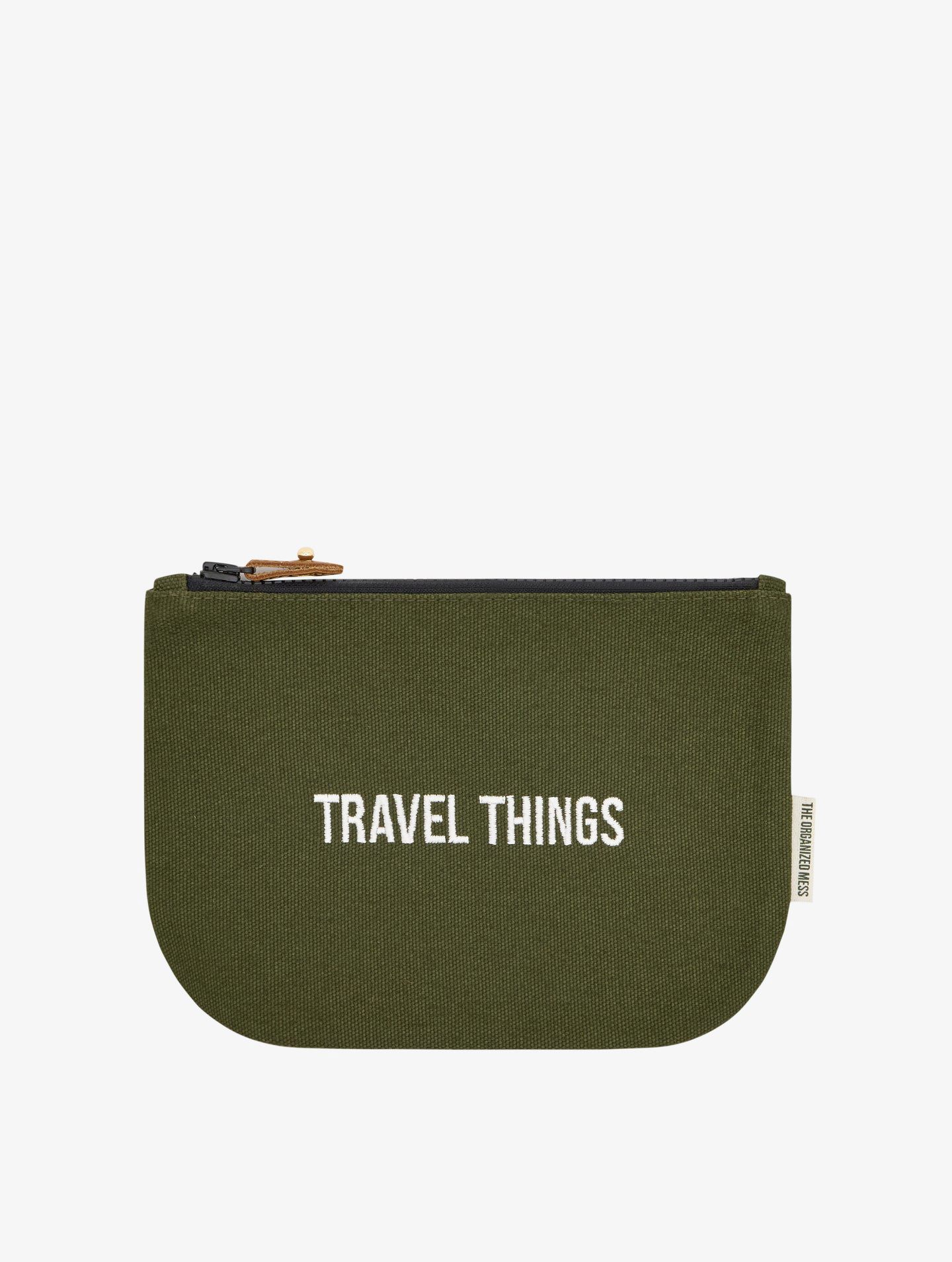 The Organized Mess - Travel Things Zipped Pouch - Green