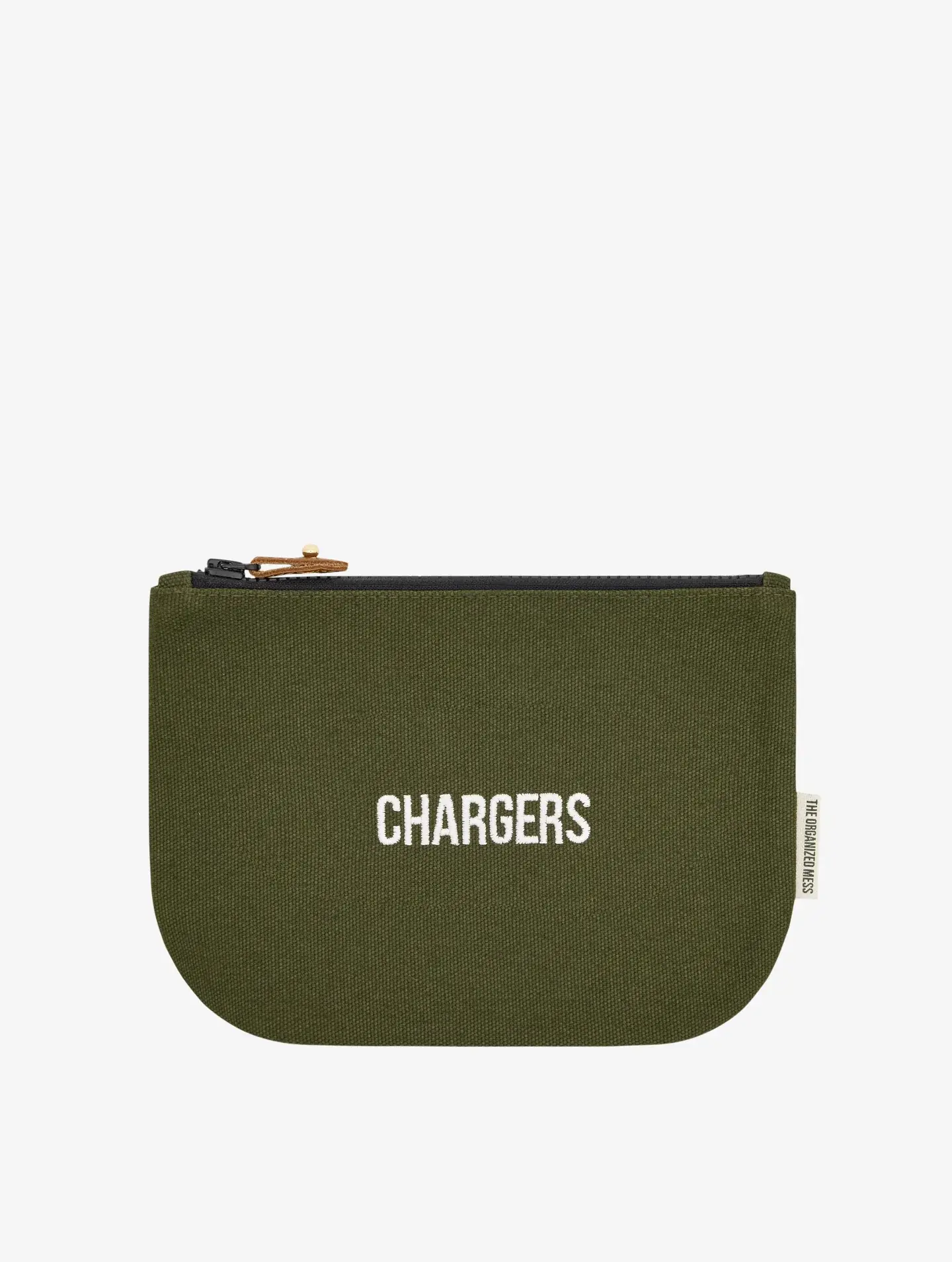 The Organized Mess - Chargers Zipped Pouch - Green