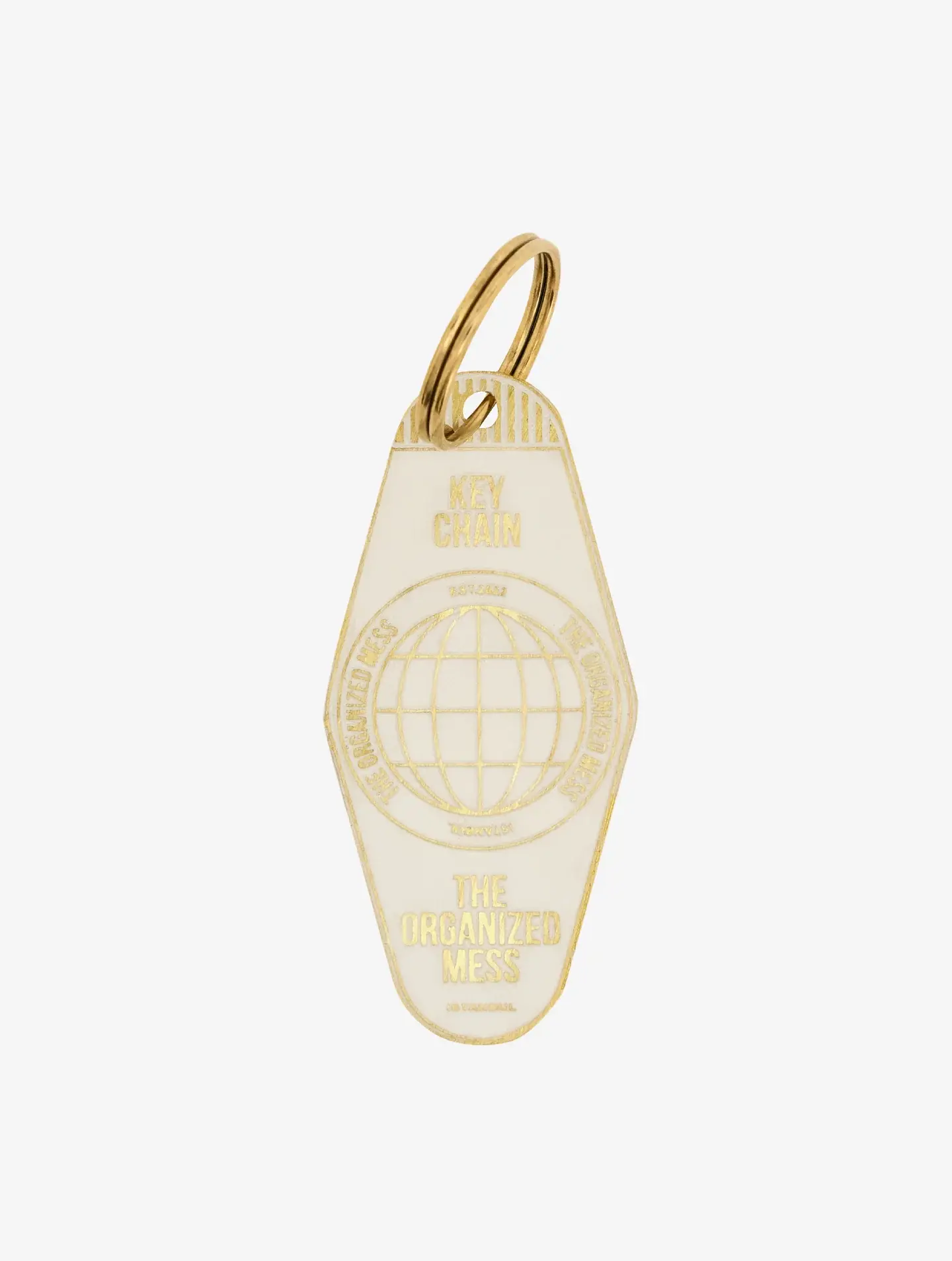 The Organized Mess - Keychain - Vintage-Feel - Ecru