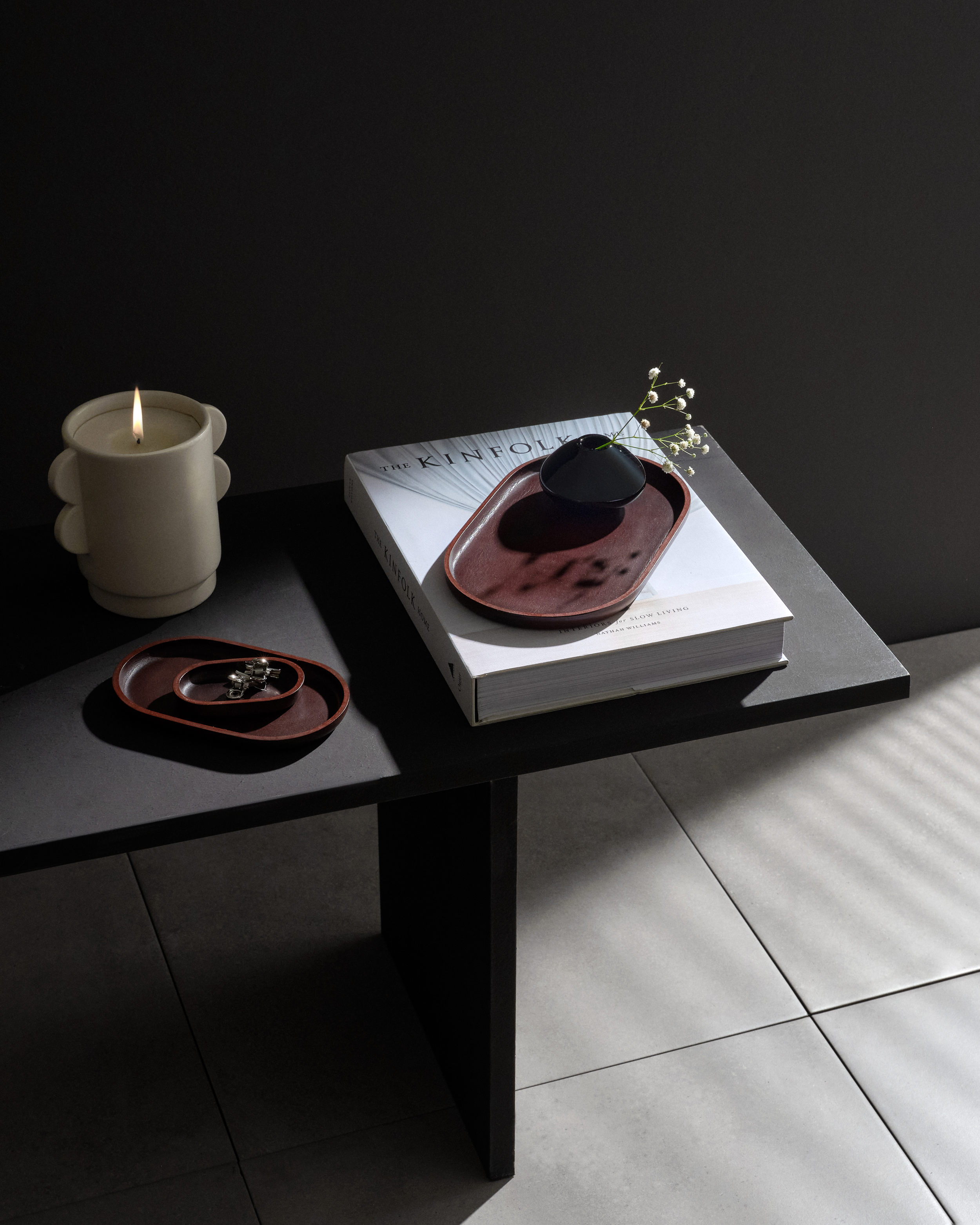 Uniqka Plato Oval - No:3 - Kahverengi