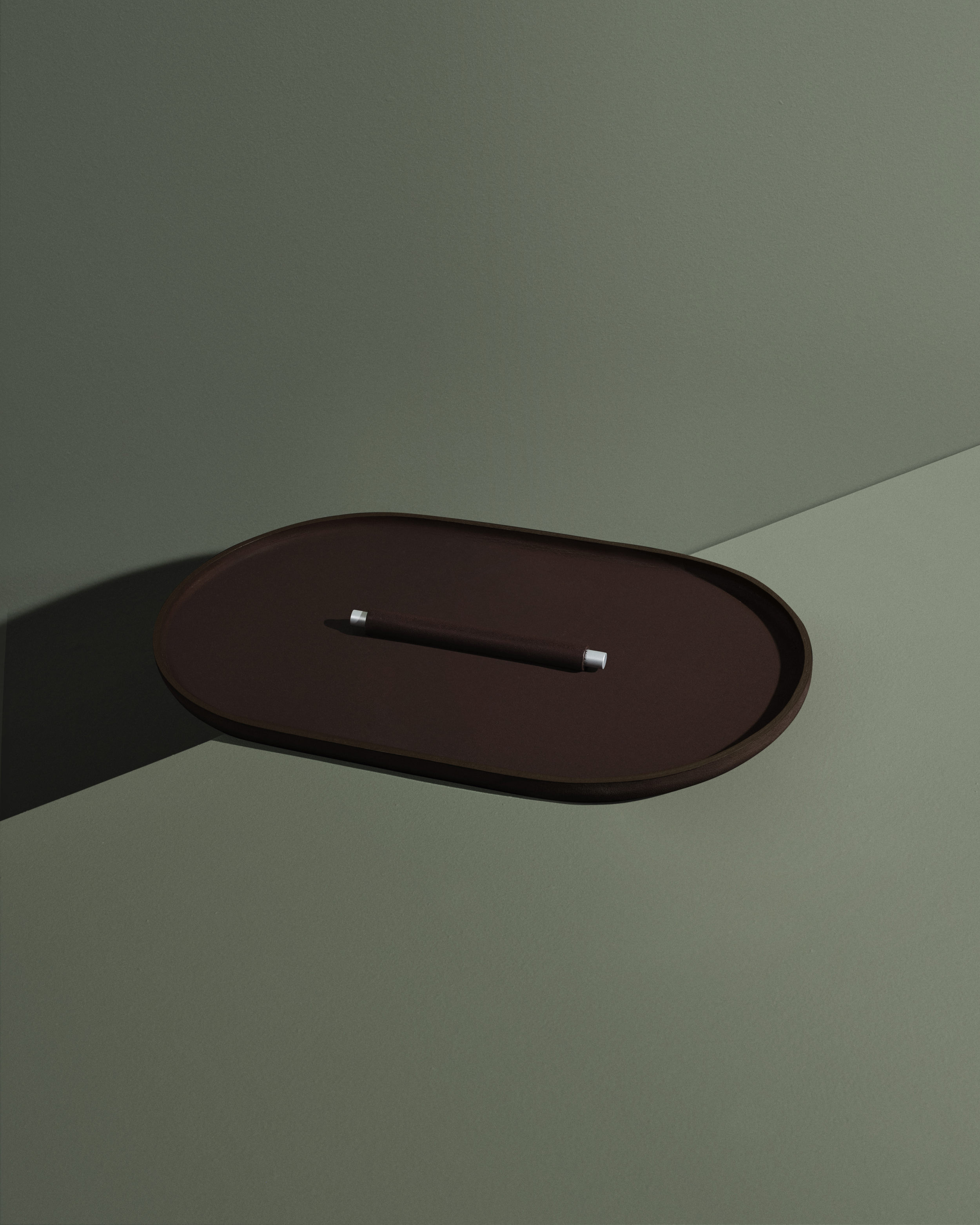 Uniqka Plato Oval - No:4 - Kahverengi
