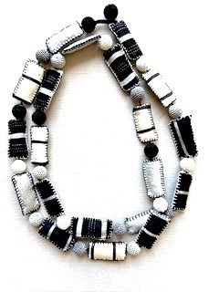 Soma - Kutnu Necklace - Black & White