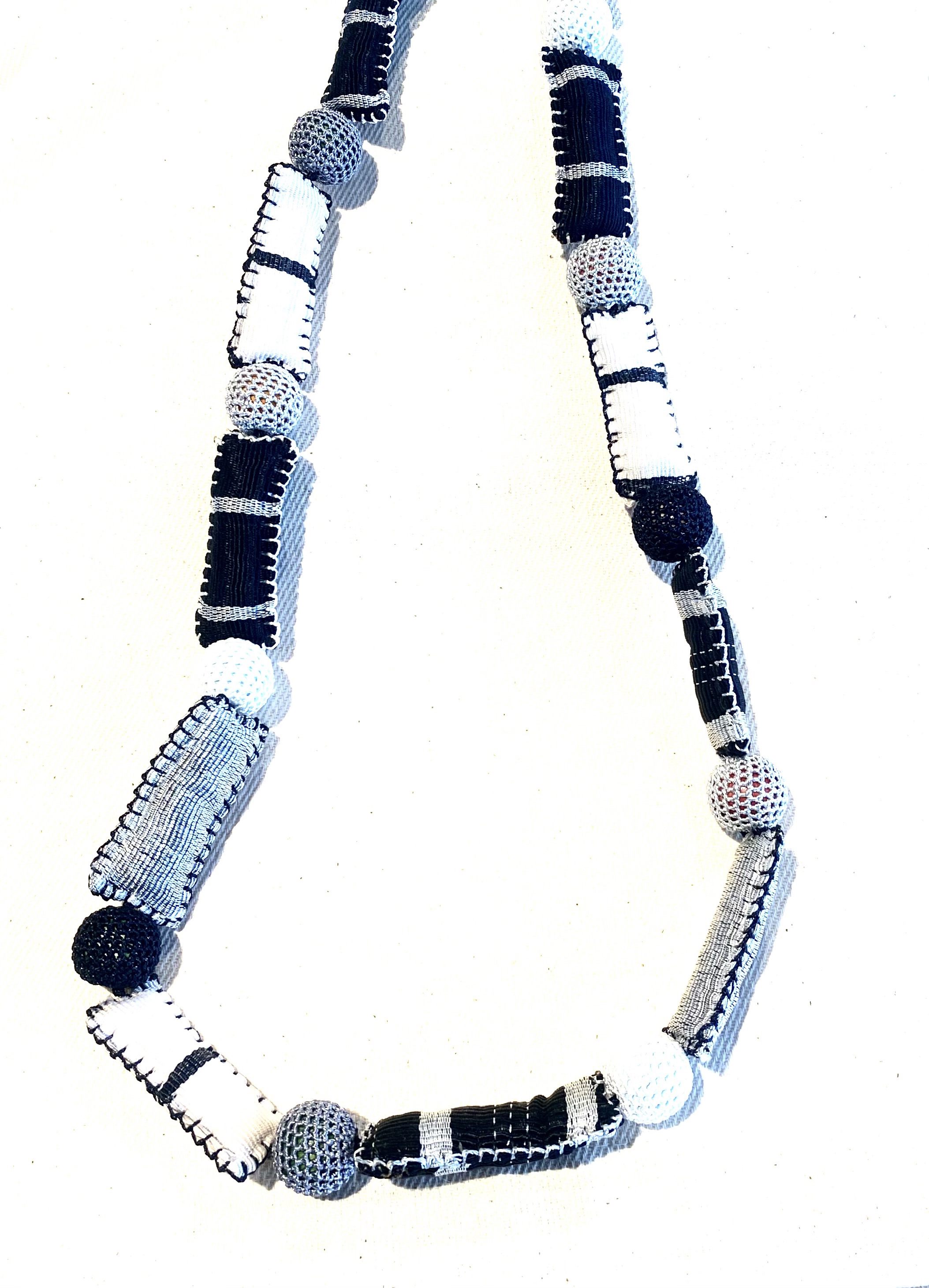 Soma - Kutnu Necklace - Black & White