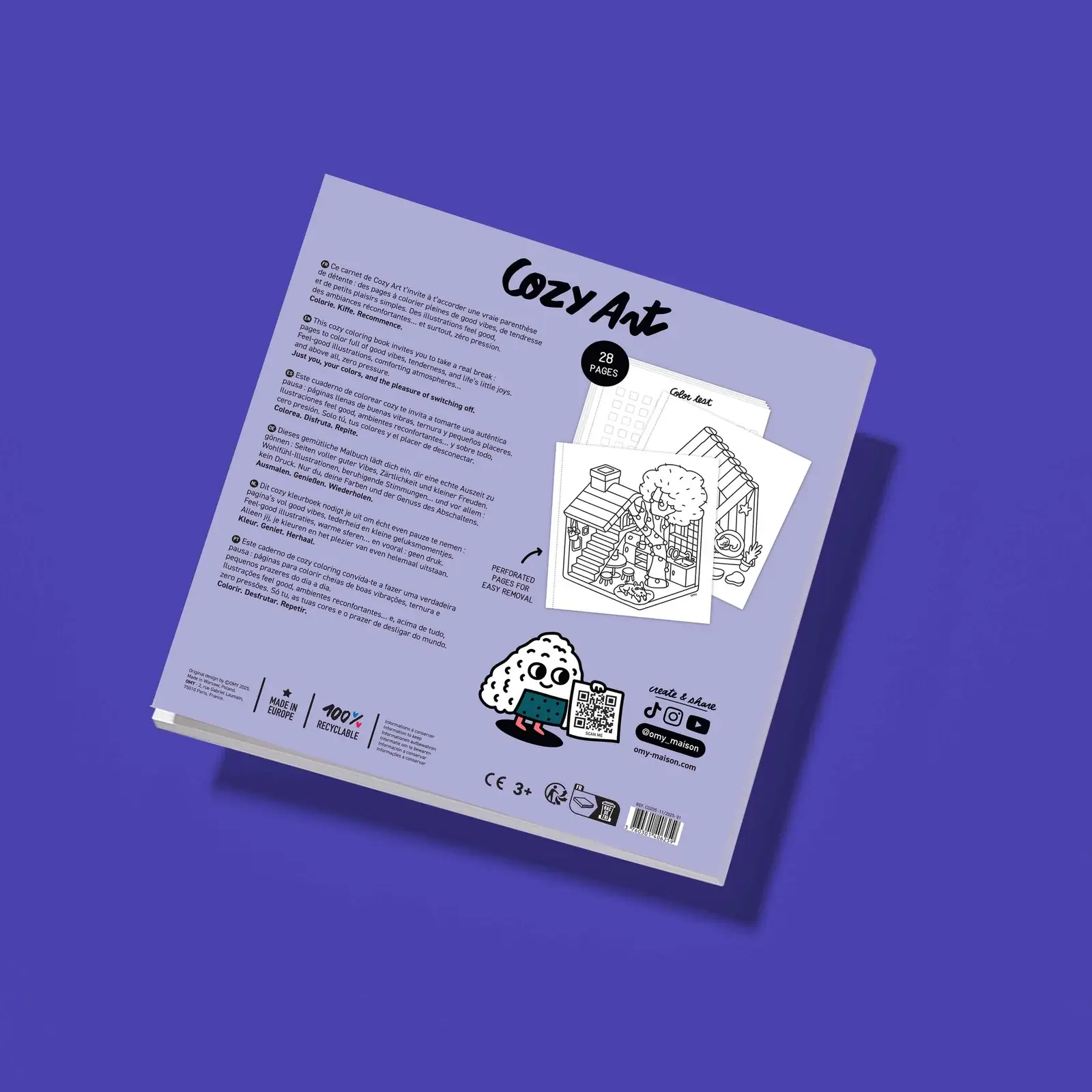 Omy - Coloring Book - Cozy Art - Tiny House