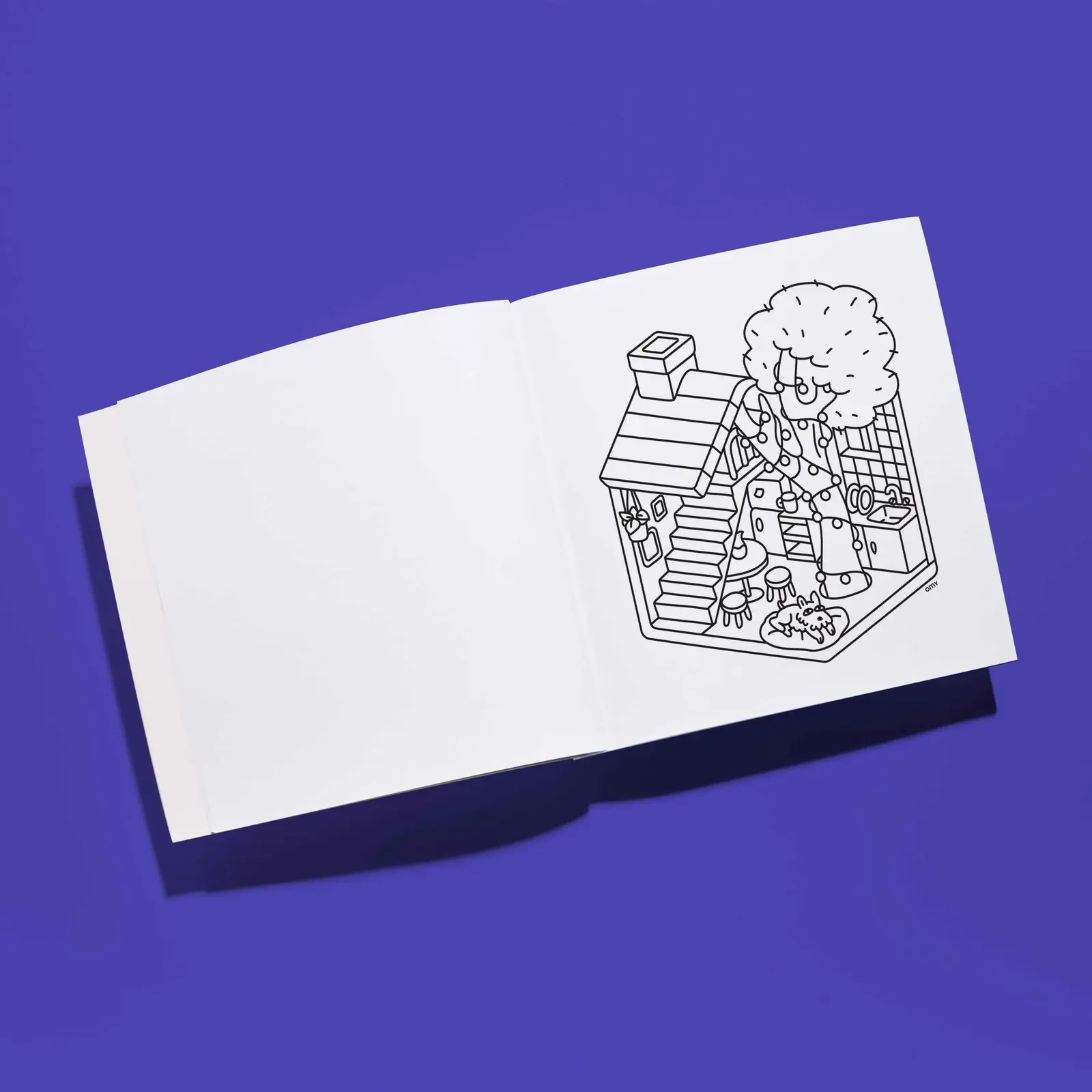 Omy - Coloring Book - Cozy Art - Tiny House