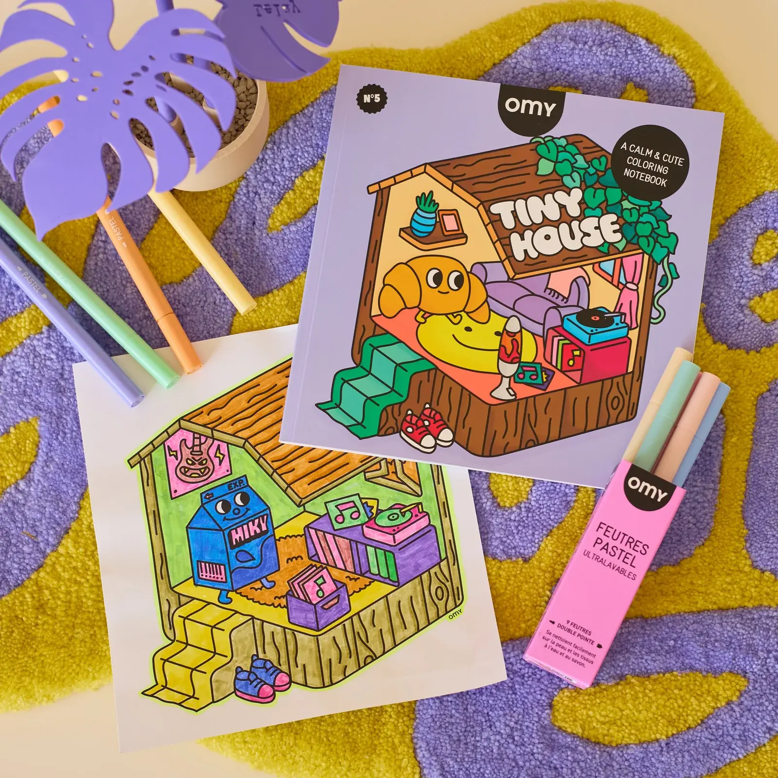 Omy - Coloring Book - Cozy Art - Tiny House