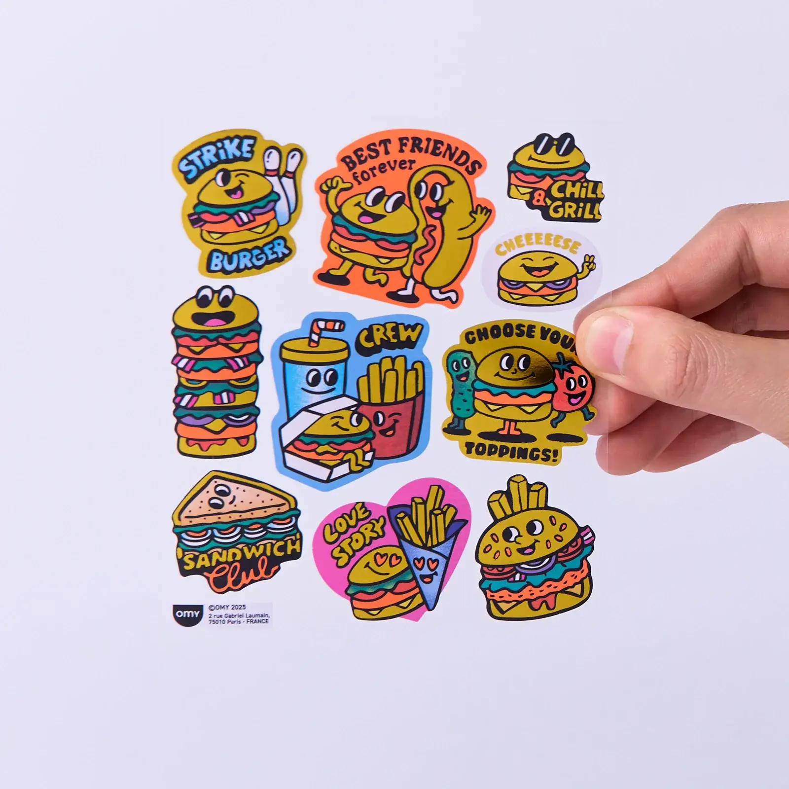 Omy - Sticker Big - Burger