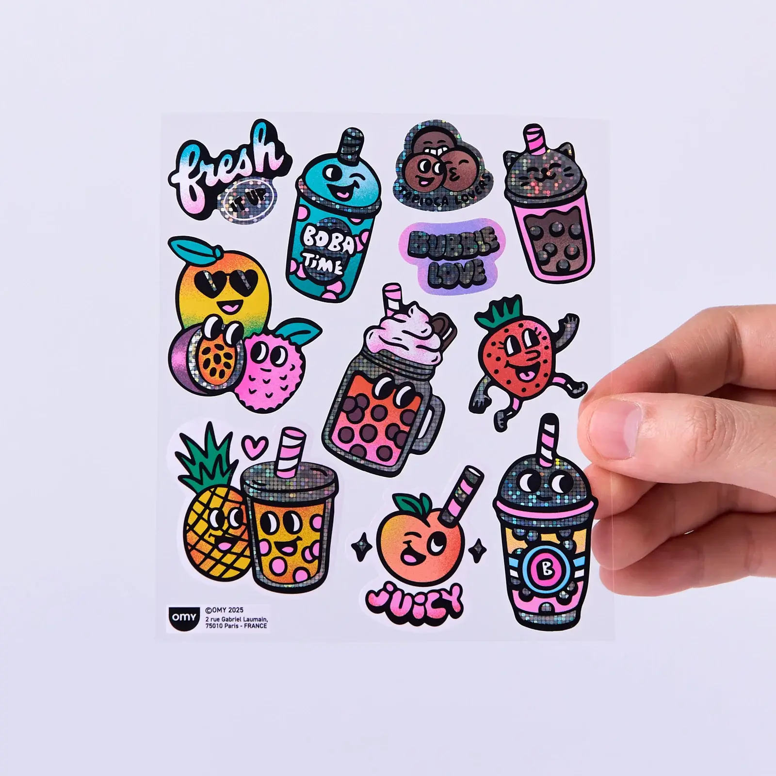 Omy - Sticker Big - Bubble Tea
