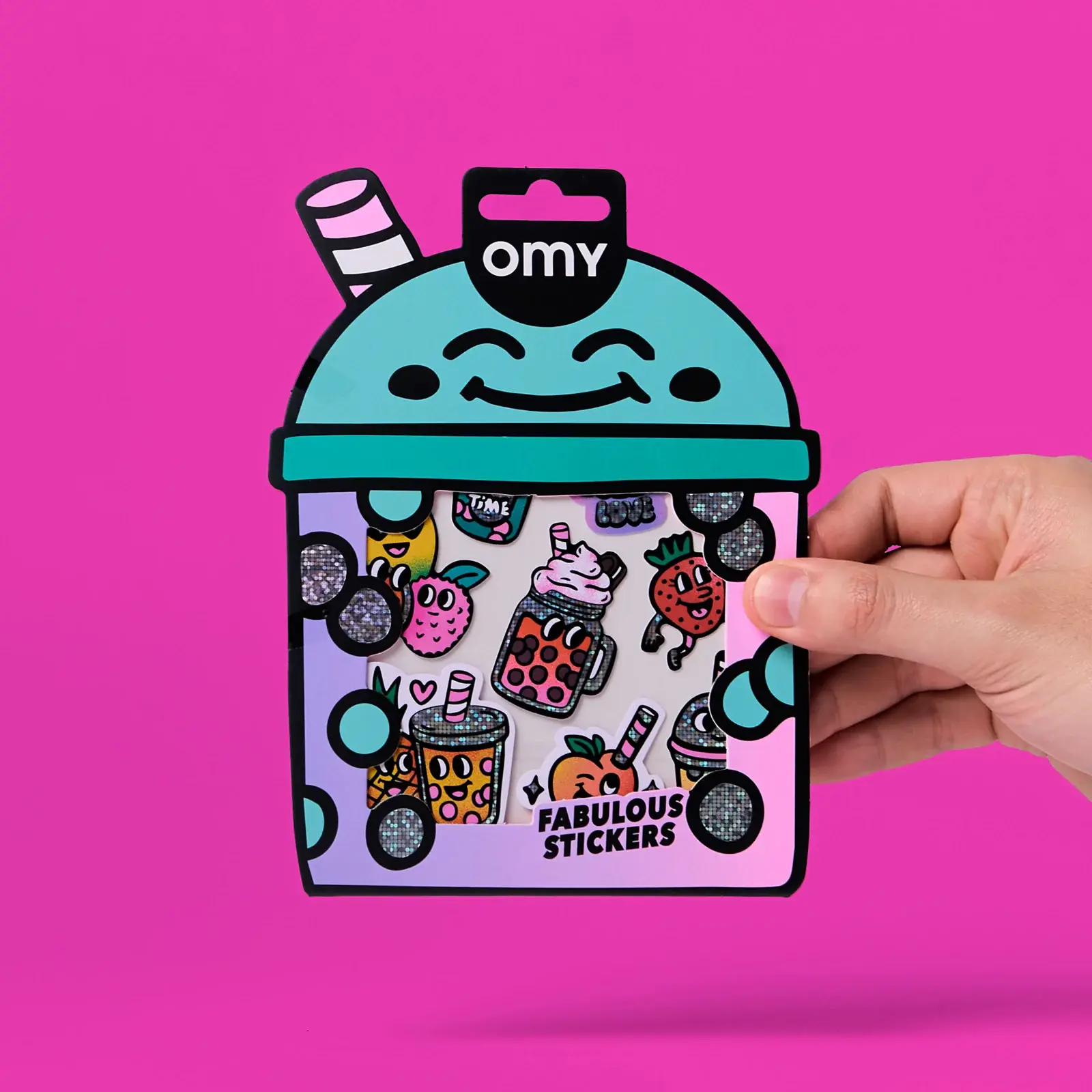 Omy - Sticker Big - Bubble Tea