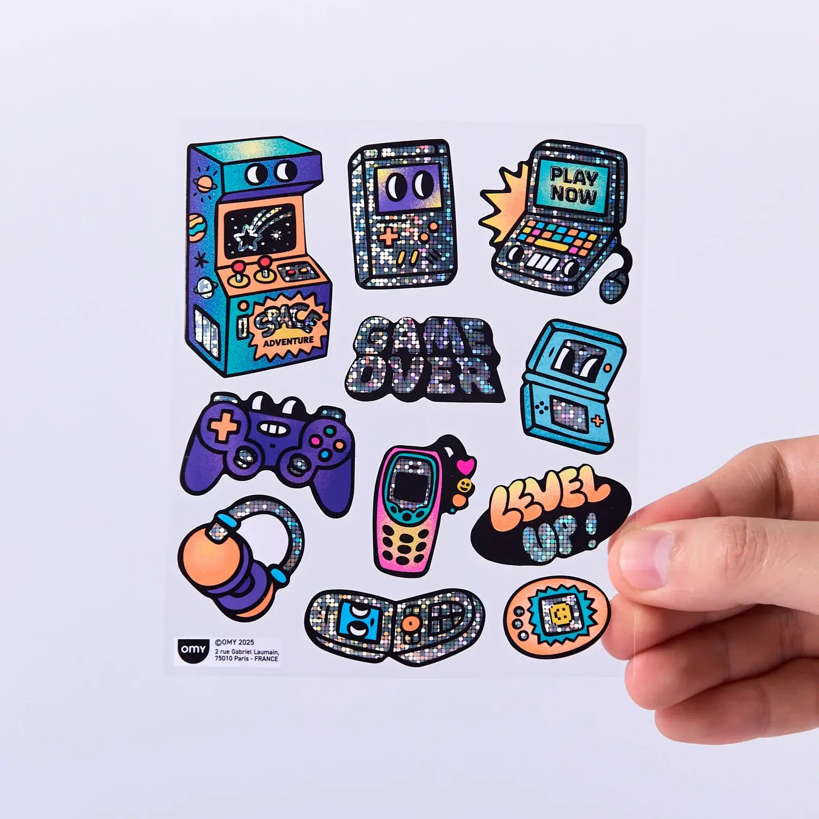 Omy -  Sticker Big - Game Boy