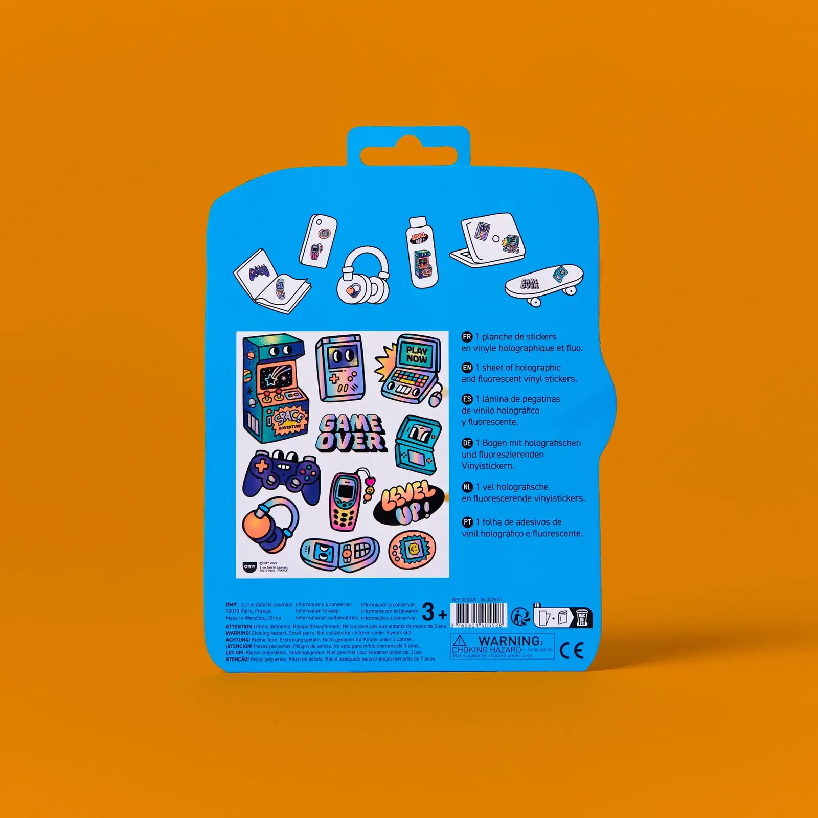 Omy -  Sticker Big - Game Boy