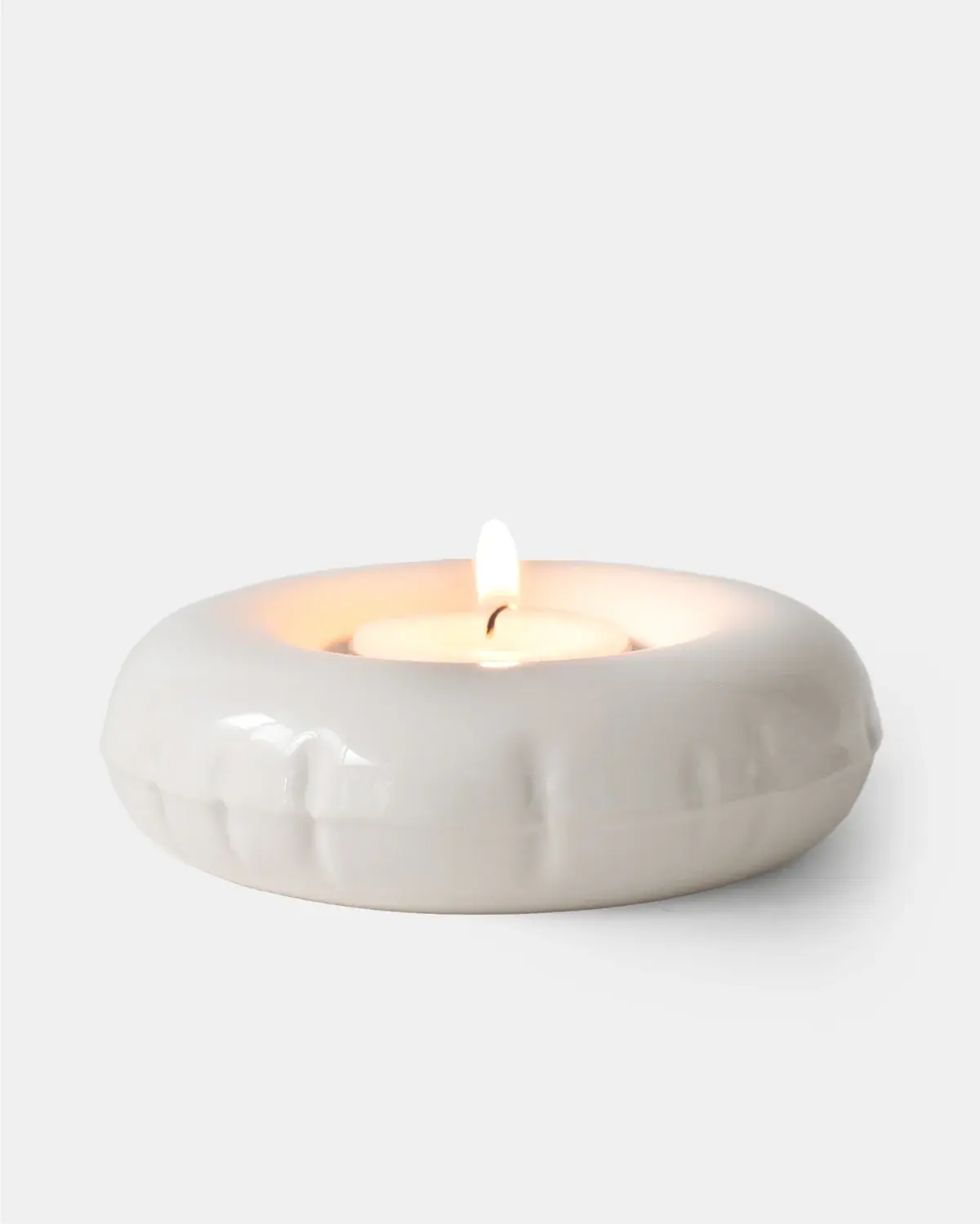 Home Studyo - Candle Holder - Moby - Bone - Gloss