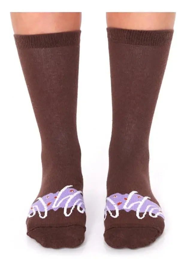 Socks + Stuff - Berry Berry Donut Socks