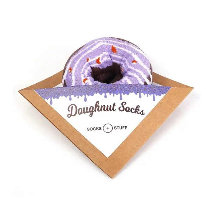 Socks + Stuff - Berry Berry Donut Socks