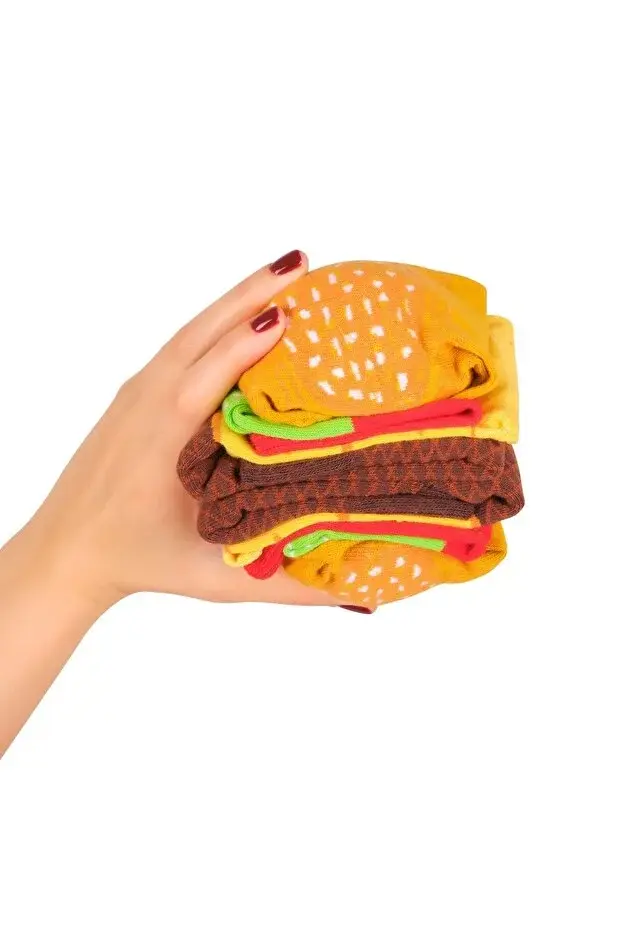 Socks + Stuff - Burger Socks - 2 Pairs of Socks