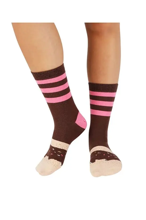 Socks + Stuff - Kids Socks - Chocolate Glazed Donut