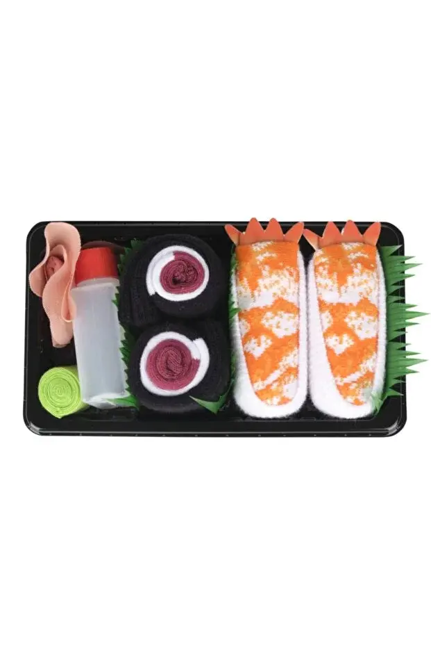 Socks + Stuff - Kids Socks - Shrimp Sushi - 2 Pairs of Socks