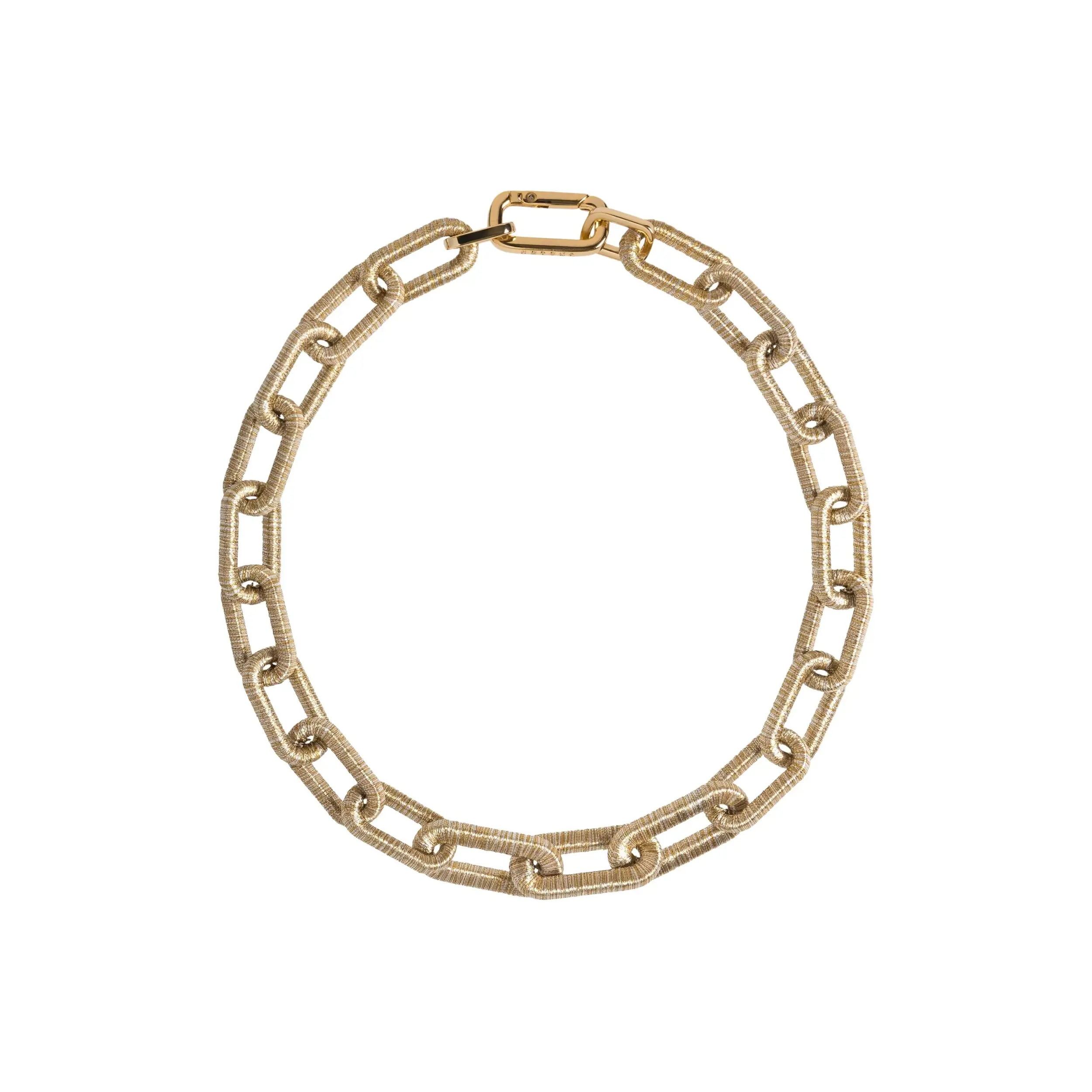 Serena Uziyel - Necklace - Catena Rectangular - Gold Silver