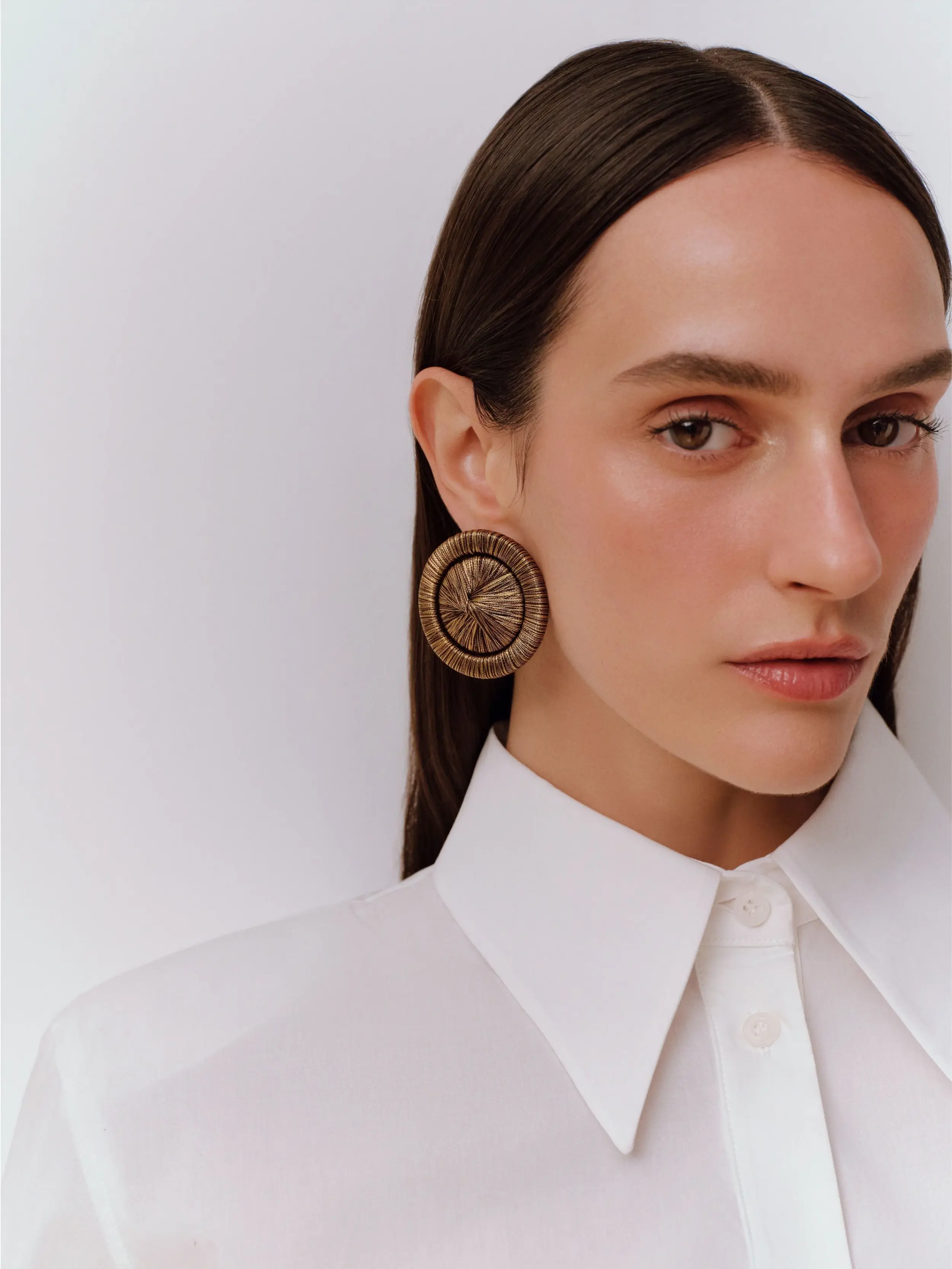 Serena Uziyel - Earrings - Lia - Antique Gold