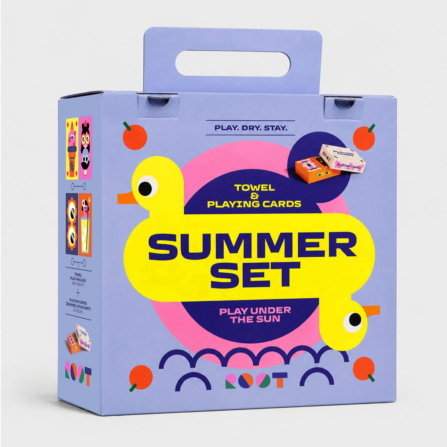 Root - Summer Set - Beach Towel and Playing Cards Set - Gelato
