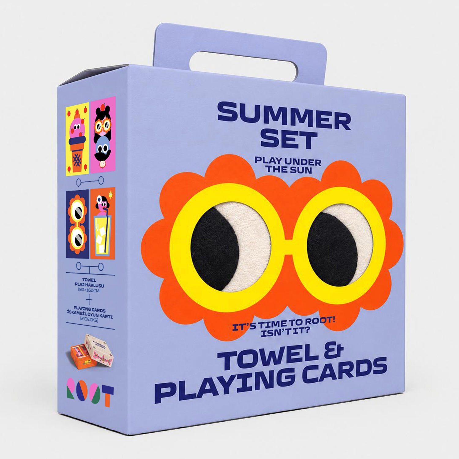 Root - Summer Set - Beach Towel and Playing Cards Set - Gelato