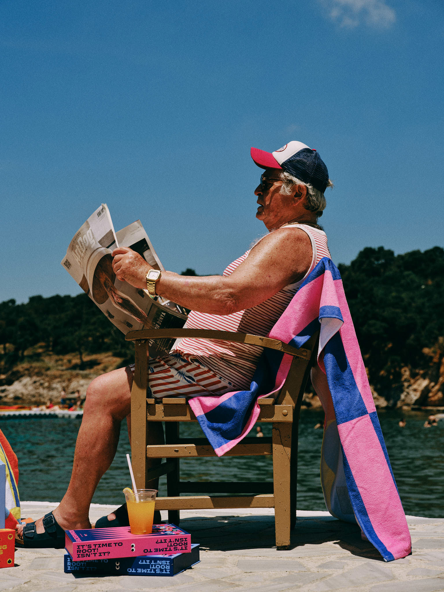 Root - Beach Towel - Riviera
