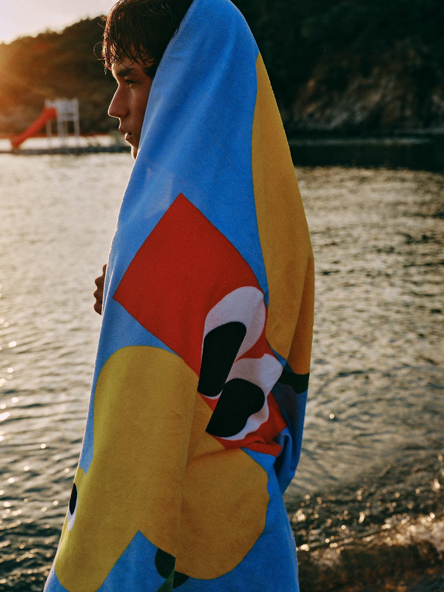Root - Beach Towel - Laguna