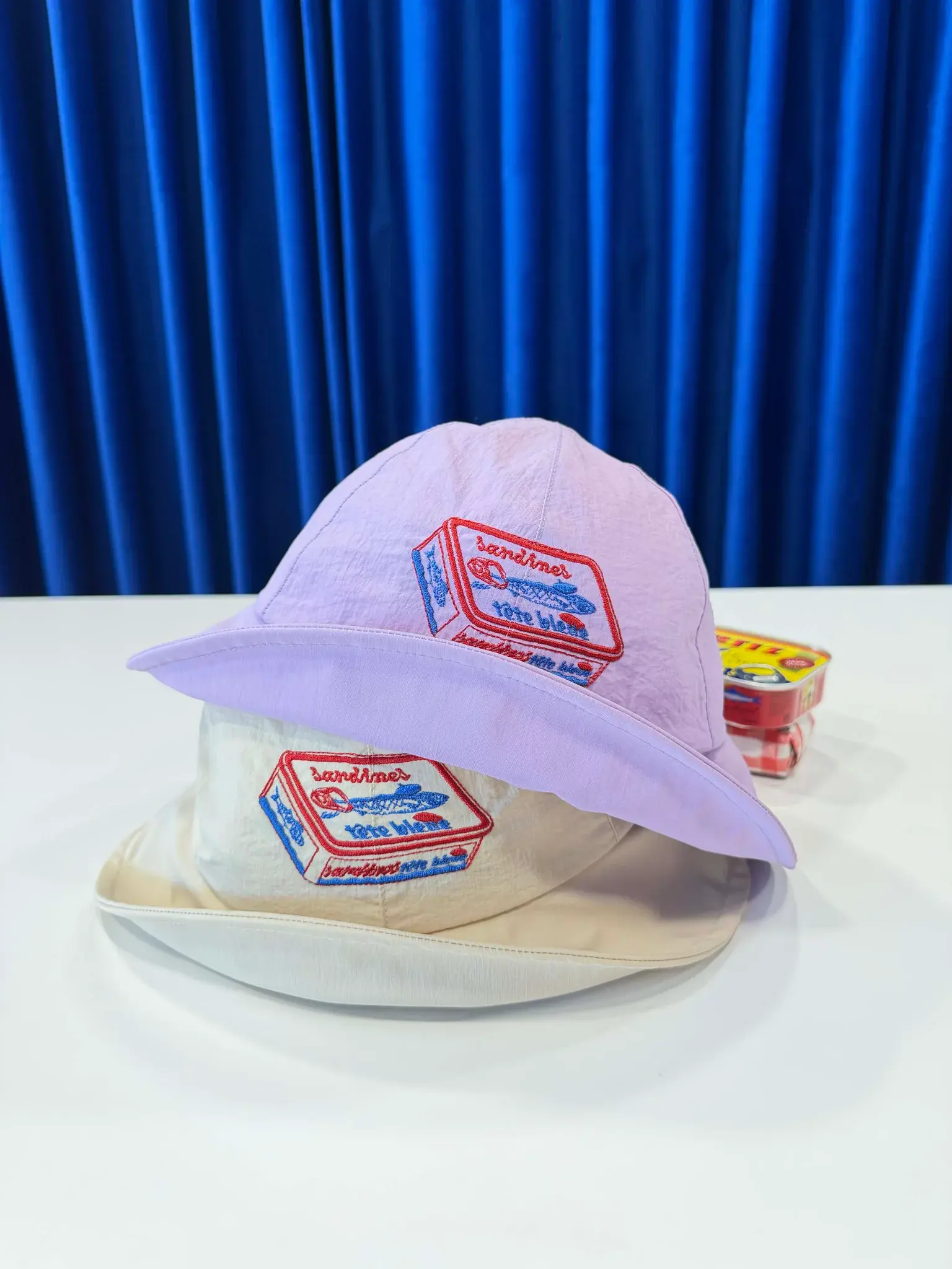 Tête Bleue - Bucket Hat - Elie Sardines -Lila
