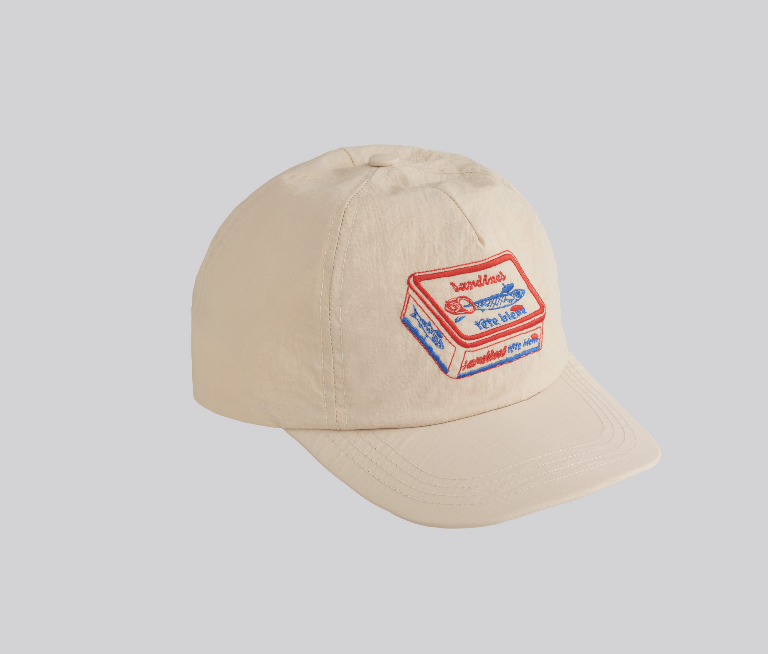 Tête Bleue - Surf Cap - Percy Sardines - Beige