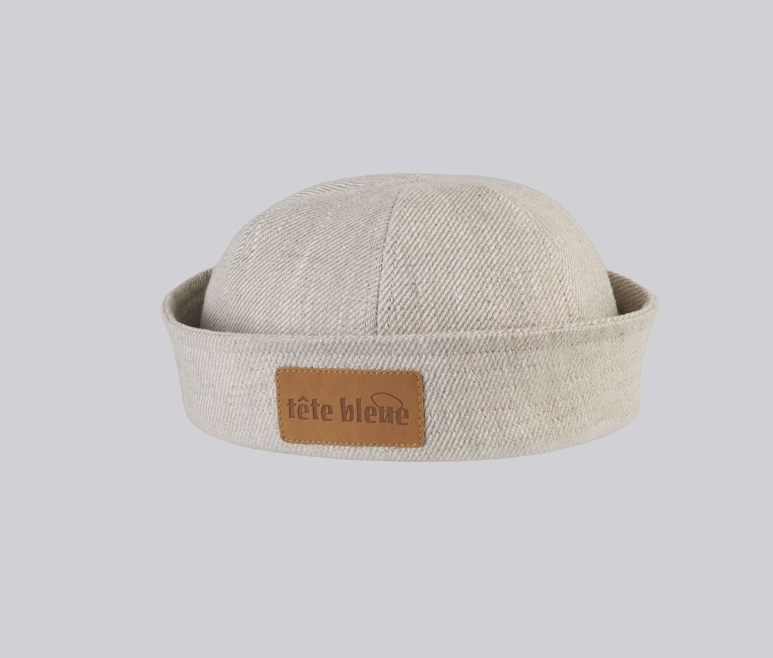  Tête Bleue - Hat - Yvette Sailor Canvas Dixie Cup - Linen Beige