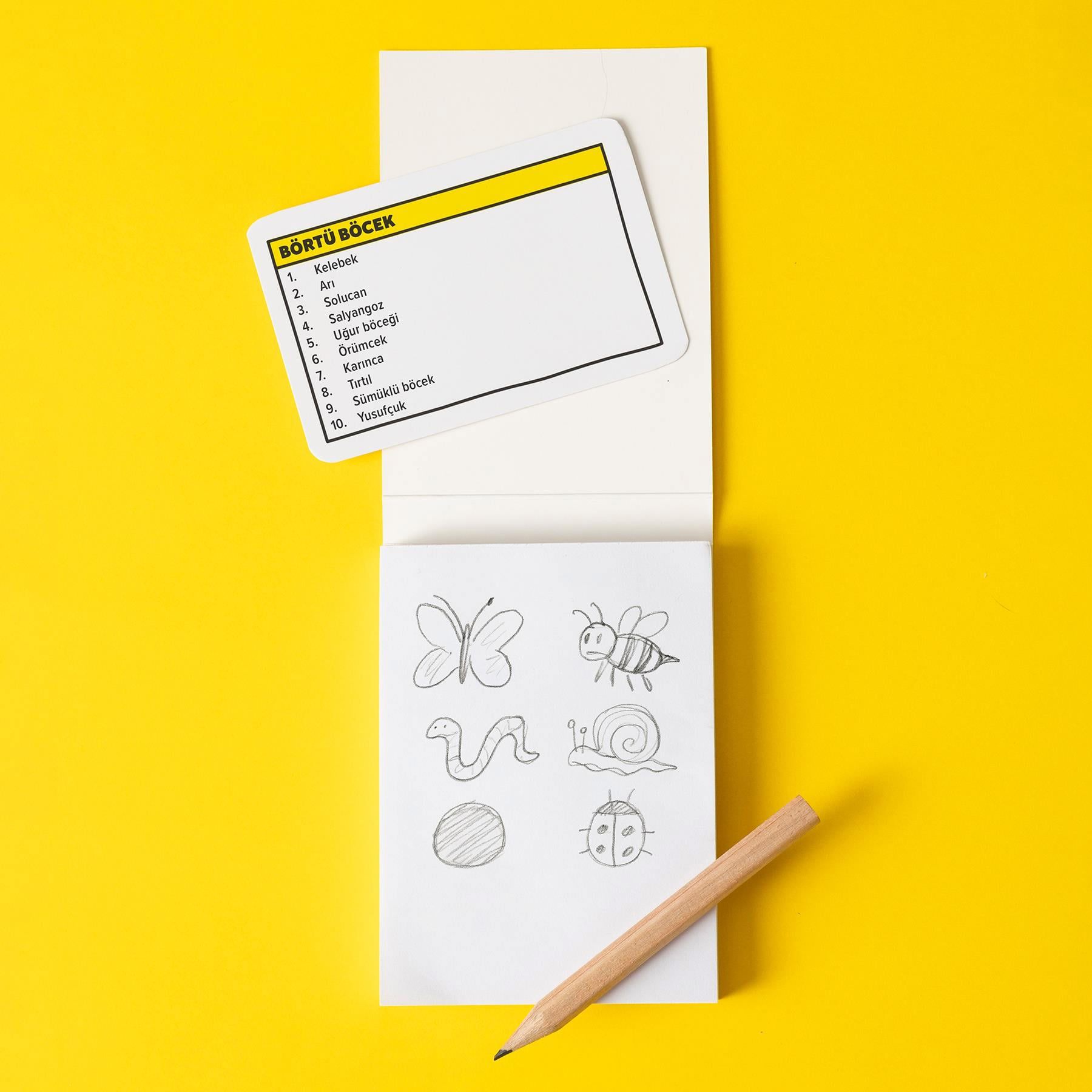 Berabere Oyun - Board Game - Six Second Scribbles  (Turkish)