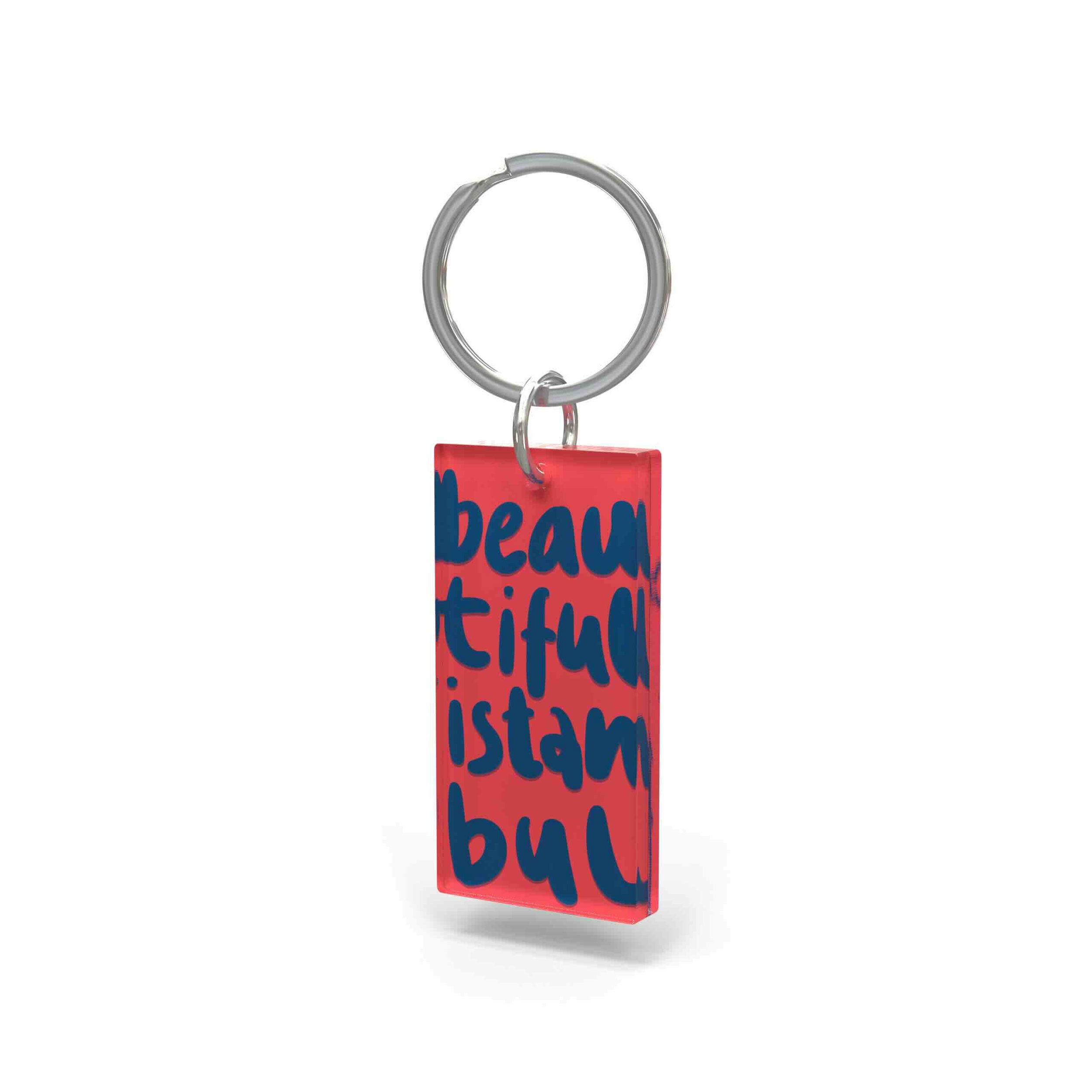 Take Me Home Keychain - Galata Tower - Red