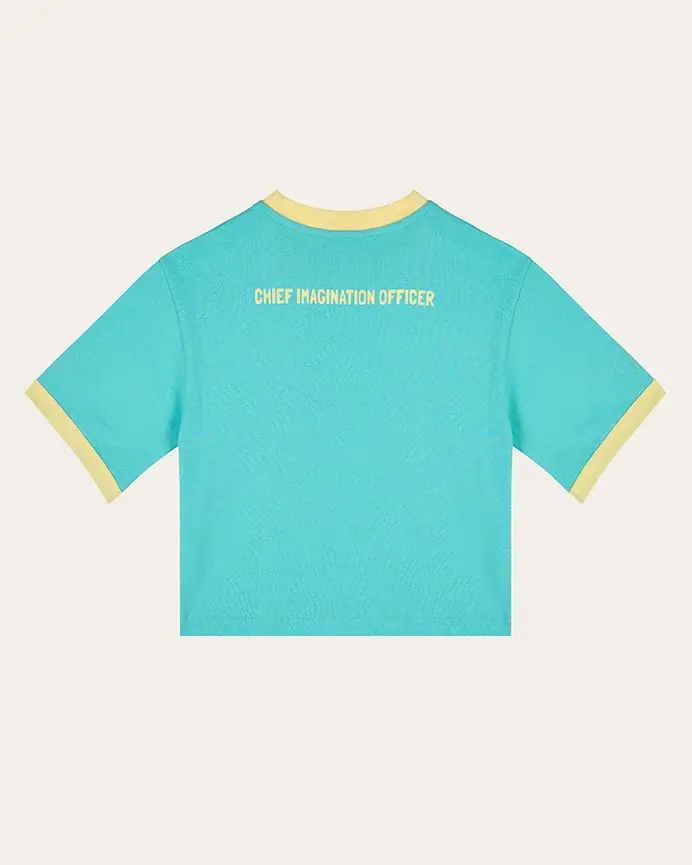 Chief Imagination Officer - Organic Cotton T-Shirt - Turquoise