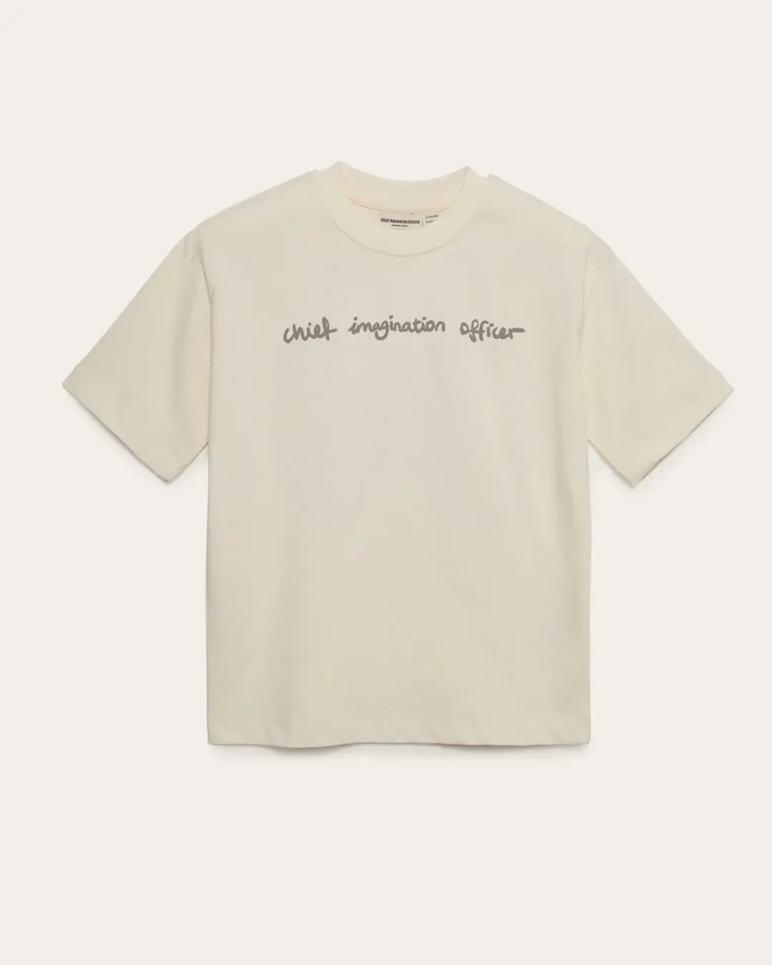 Chief Imagination Officer - Organic Cotton T-Shirt - Ivory