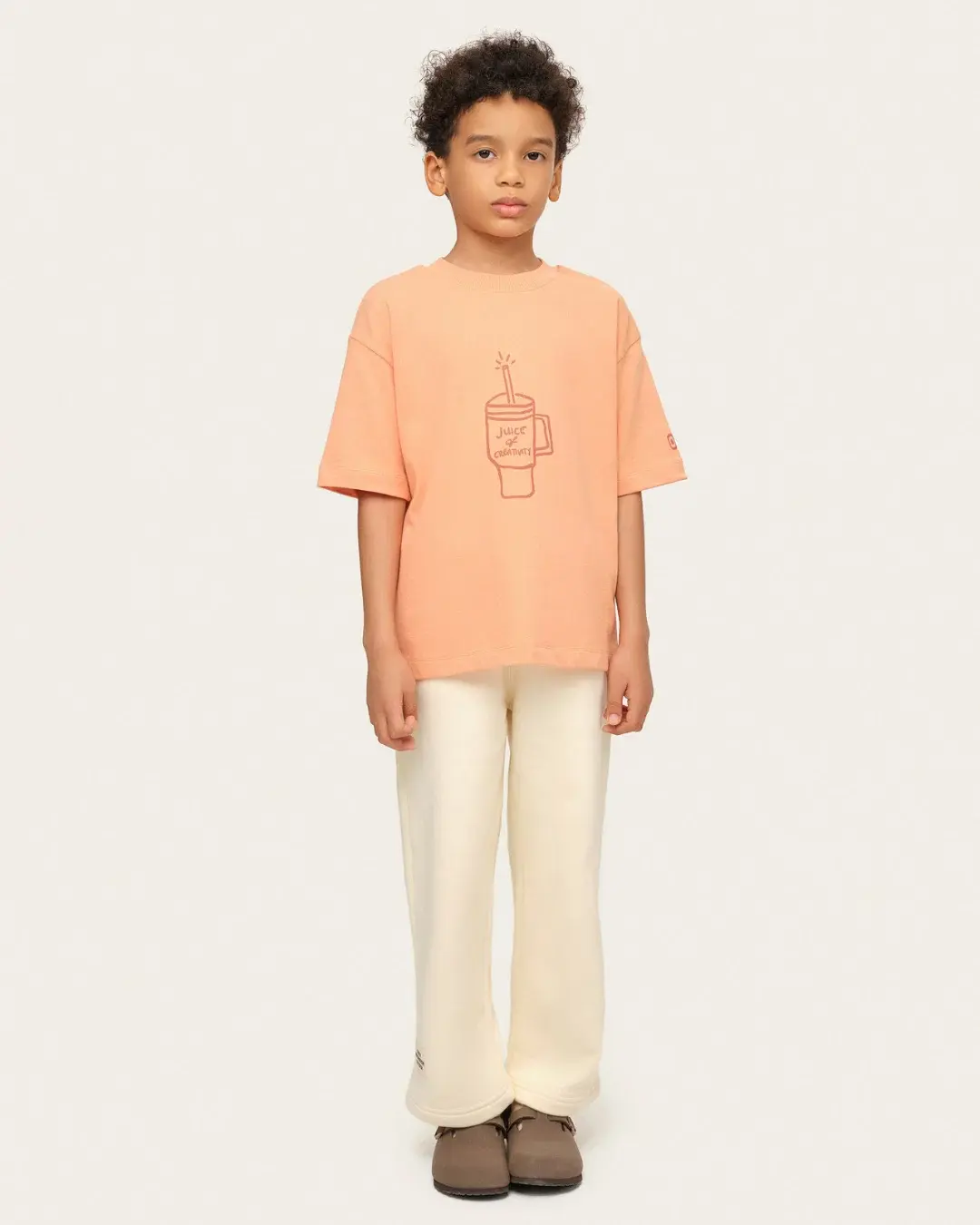 Chief Imagination Officer - Organic Cotton T-Shirt - Peach