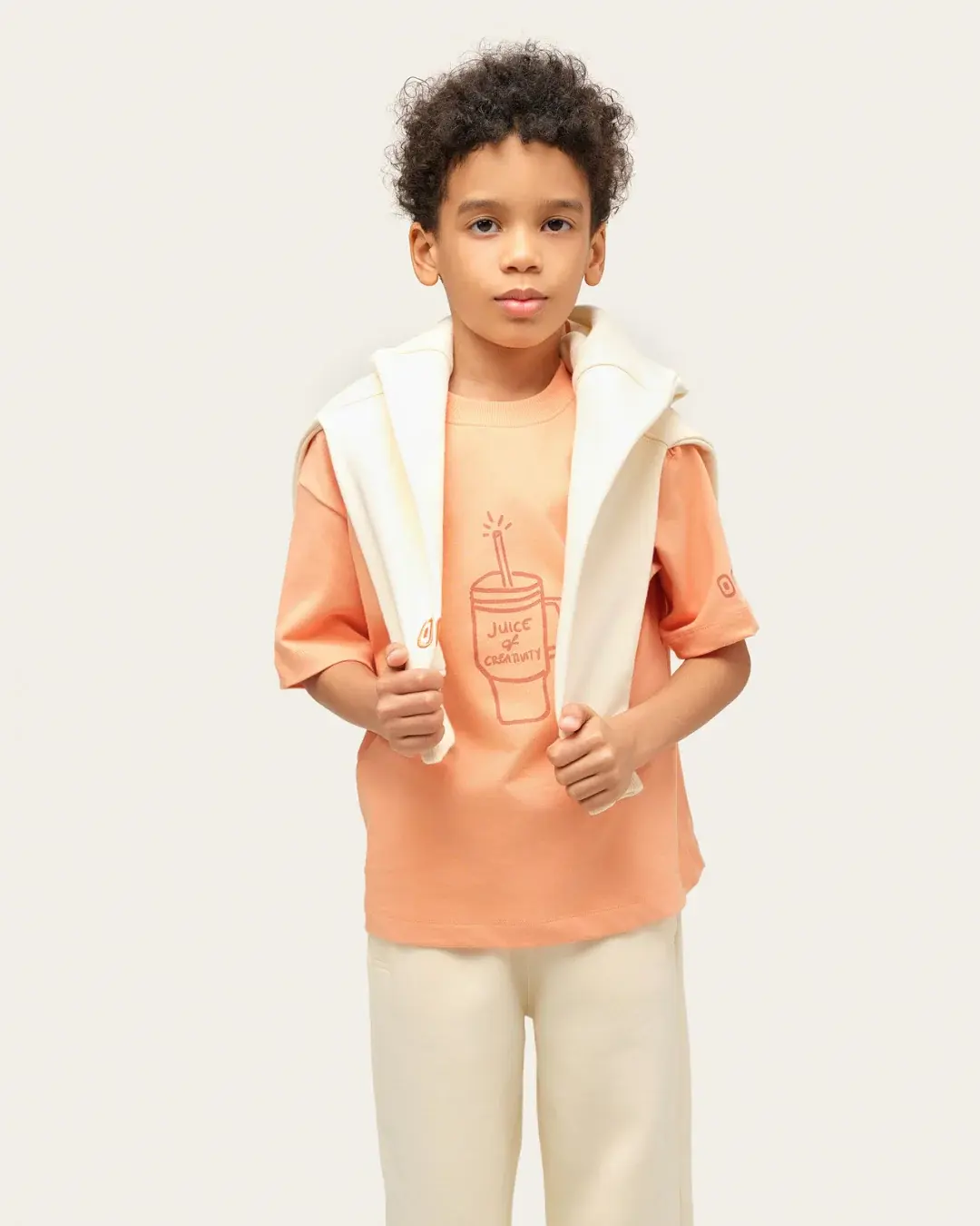 Chief Imagination Officer - Organic Cotton T-Shirt - Peach