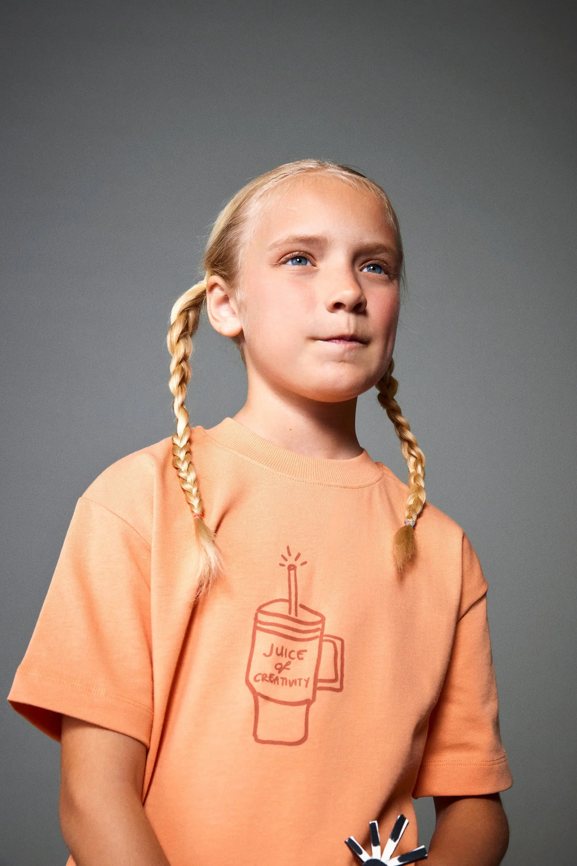 Chief Imagination Officer - Organic Cotton T-Shirt - Peach