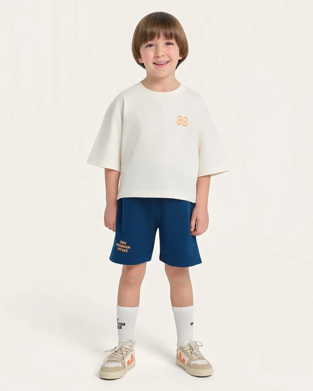 Chief Imagination Officer - Organic Cotton Shorts - Navy