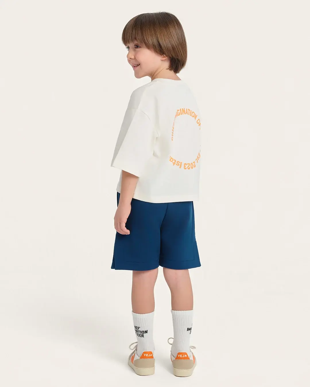 Chief Imagination Officer - Organic Cotton Shorts - Navy
