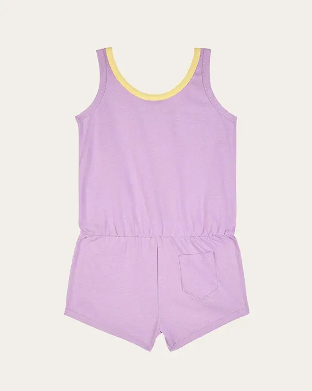 Chief Imagination Officer - Organic Cotton Playsuit - Lilac