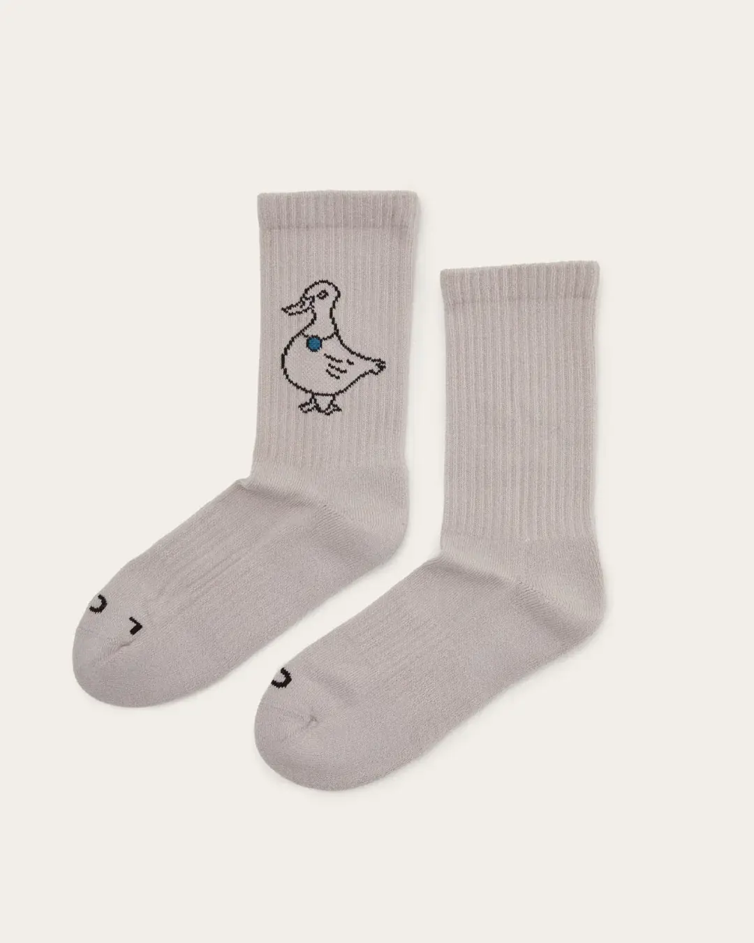 Chief Imagination Officer - Organic Cotton Socks - Pack of Two - Creamy Mist & Silver