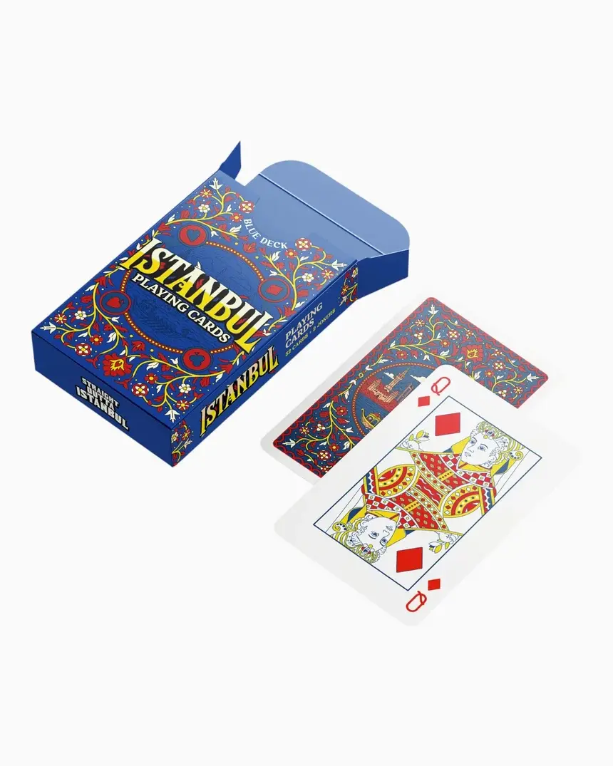 Straight Outta İstanbul -  Istanbul Playing Cards - Blue 